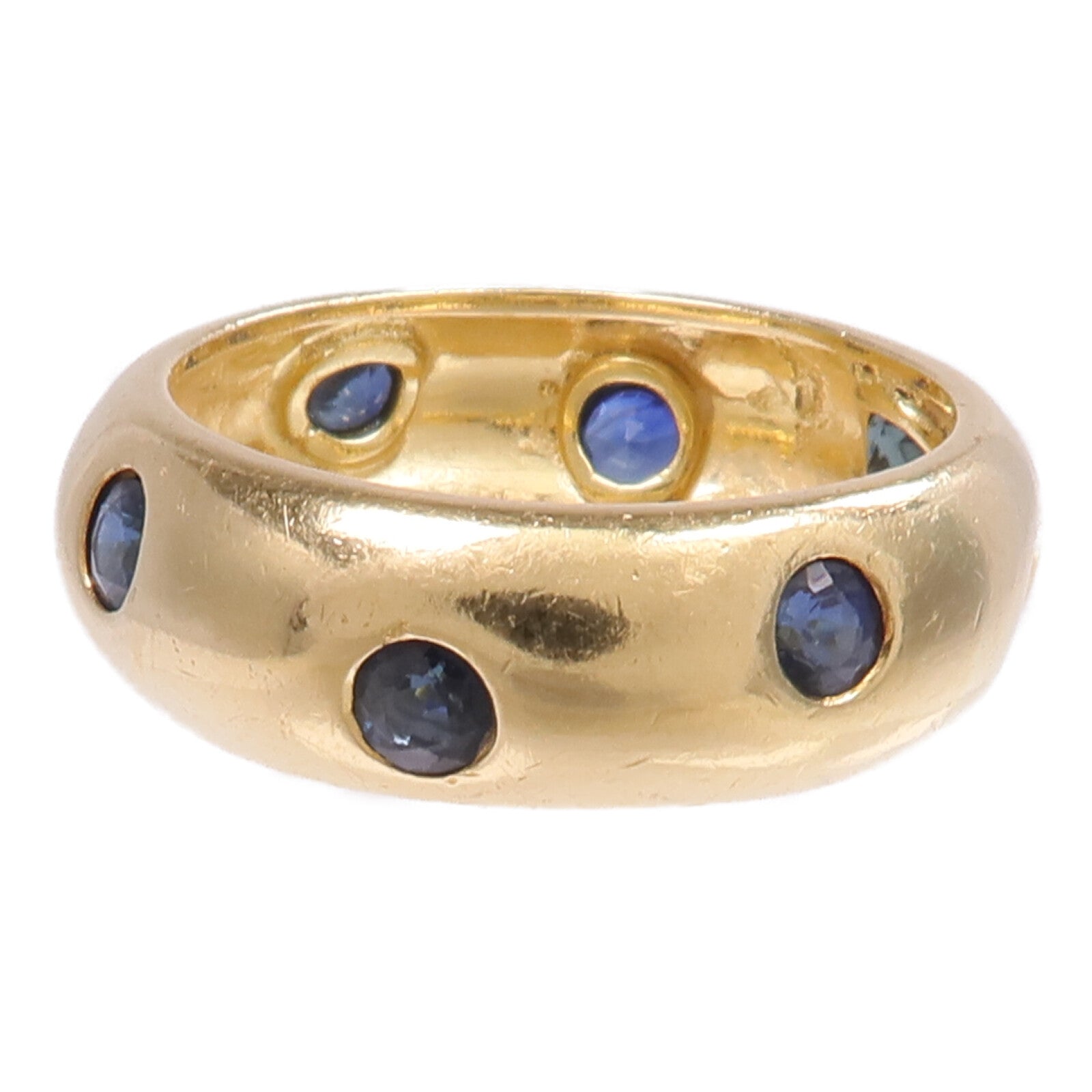 JEWELRY 18K黃金Sapphire Ring藍寶石戒指US#6.25