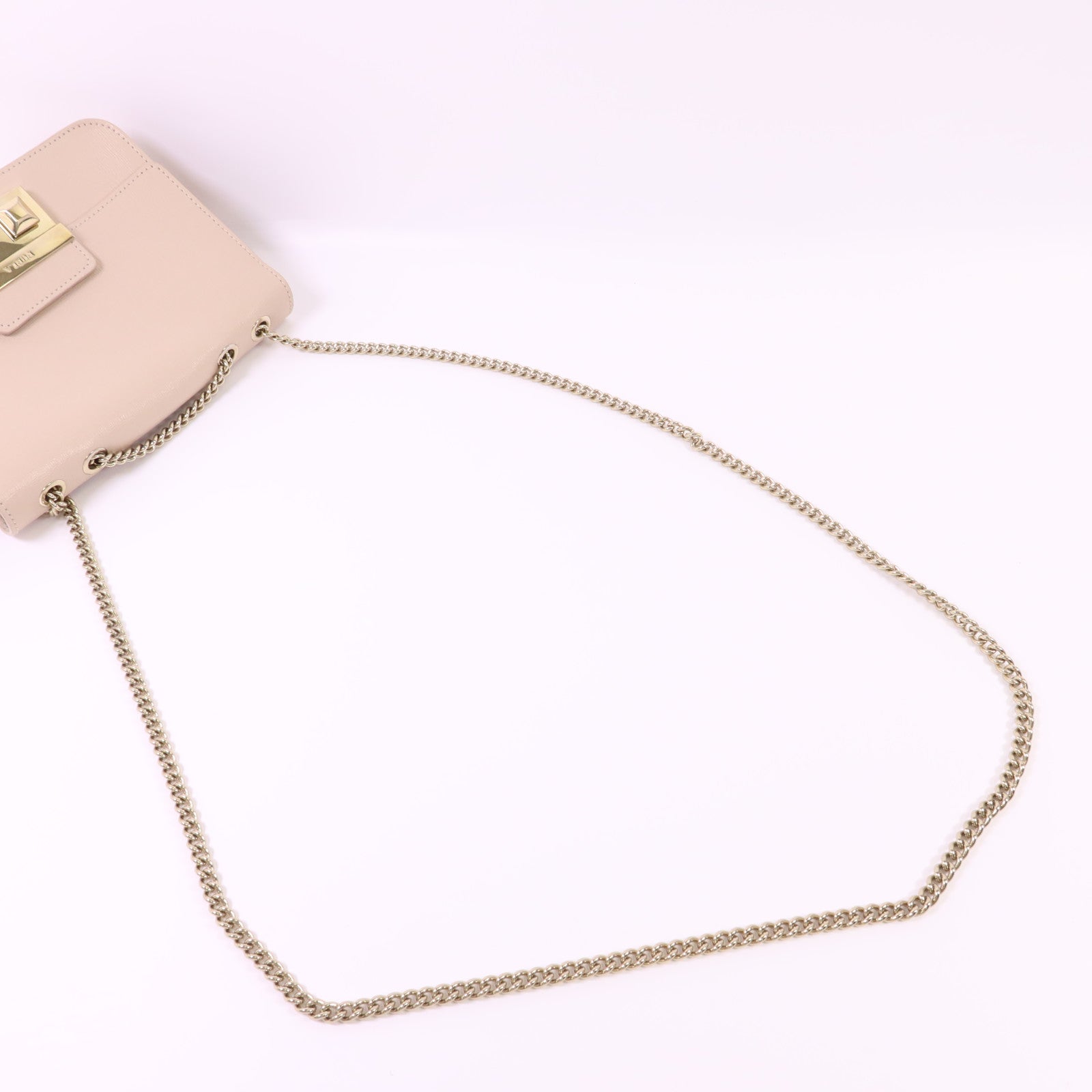 Furla 【激減優惠】皮革Chain Shoulder Bag金扣鏈帶肩背袋
