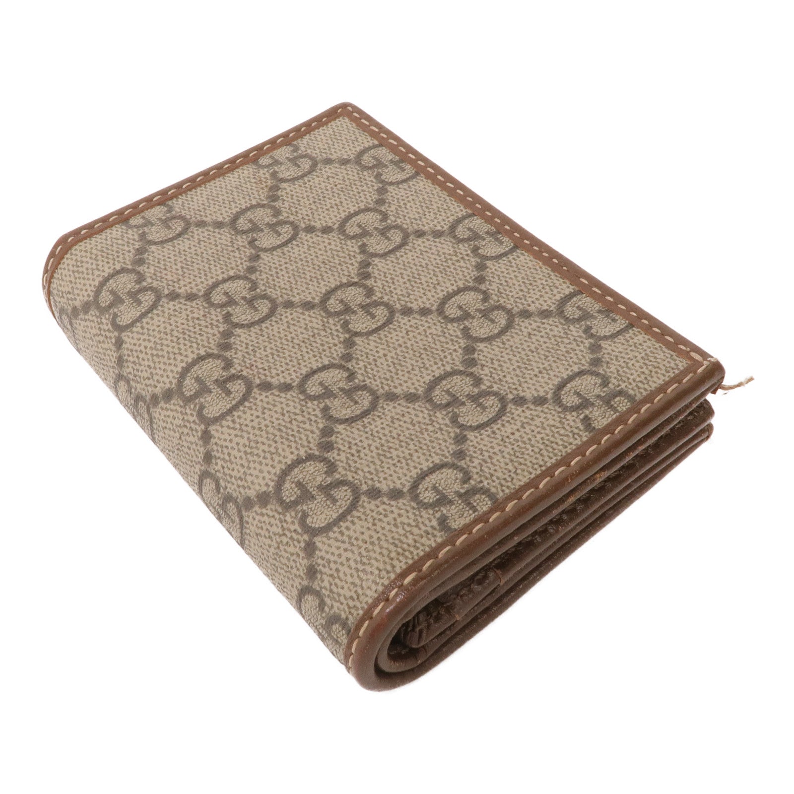 GUCCI 塗層帆布Horsebit Wallet金扣錢包