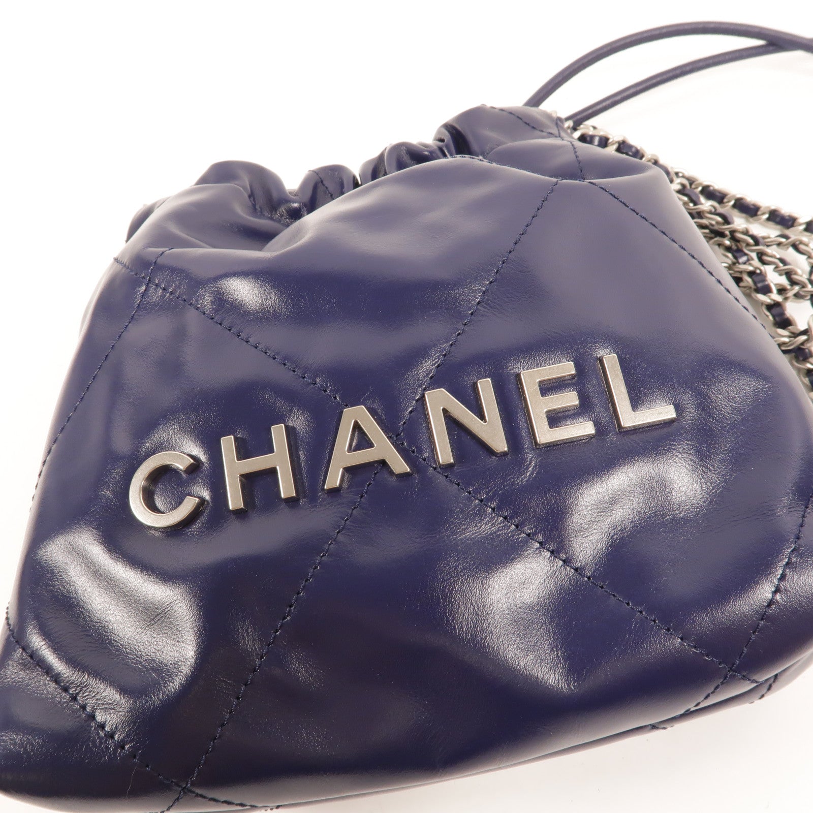 CHANEL 牛皮皮革Chanel 22 Mini手挽肩背兩用袋