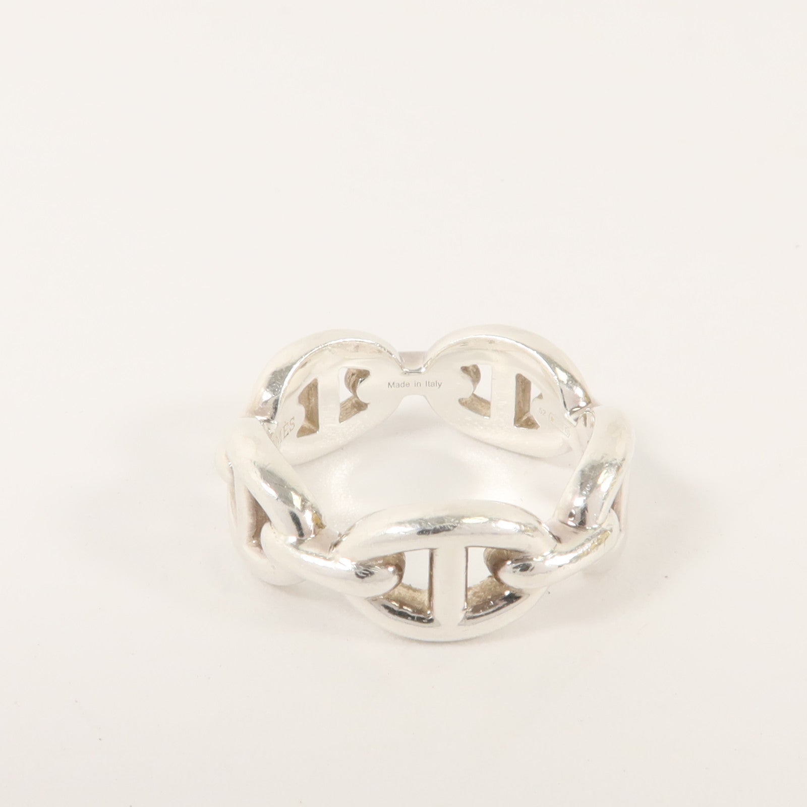 HERMES 925純銀Chaine D'Ancre Ring戒指