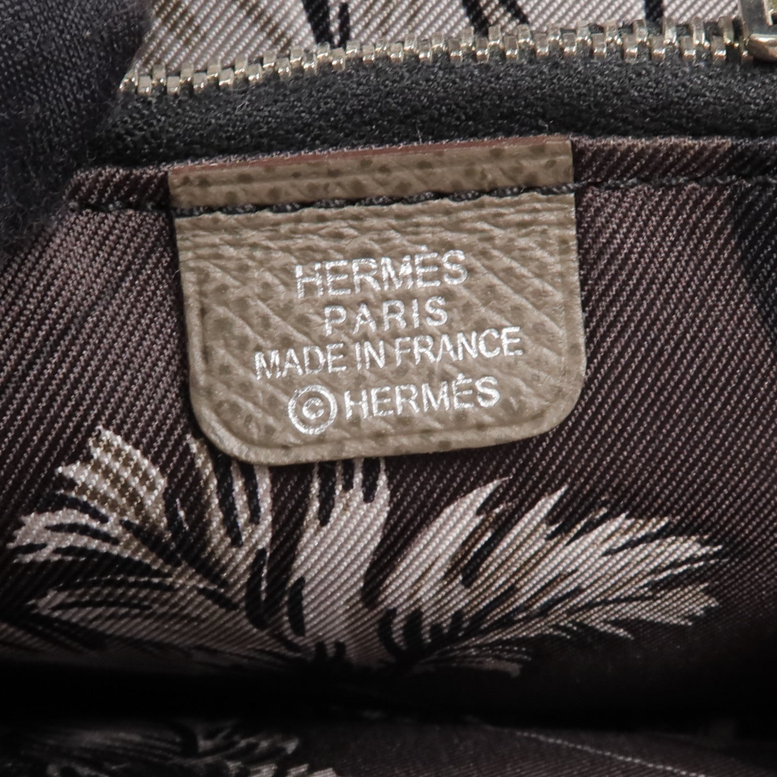 HERMES Epsom皮革Silk In Compact Wallet錢包