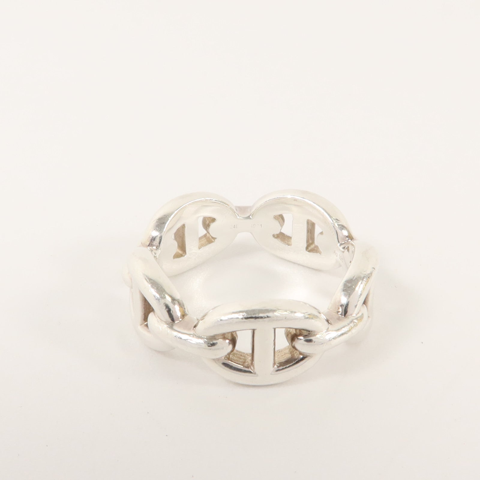 HERMES 925純銀Chaine D'Ancre Ring戒指