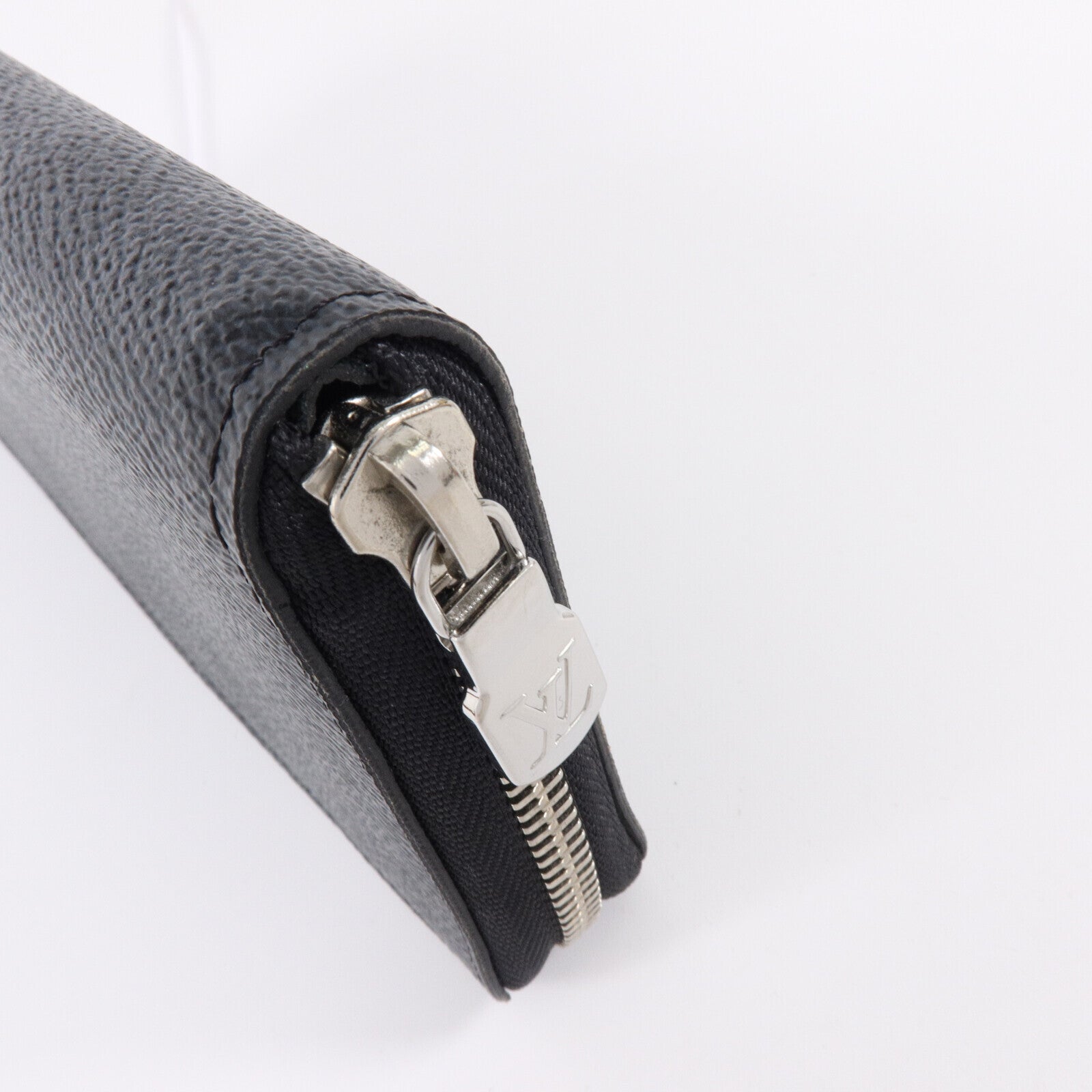 LOUIS VUITTON Damier Graphite Zippy Wallet Horizontal銀扣長錢包