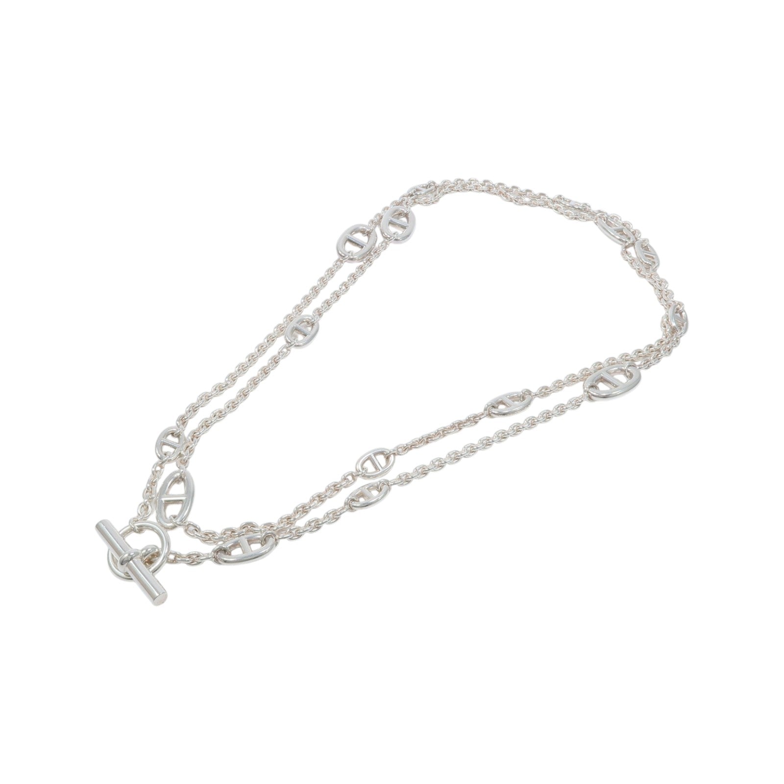 HERMES 925純銀Farandole Long Necklace項鍊