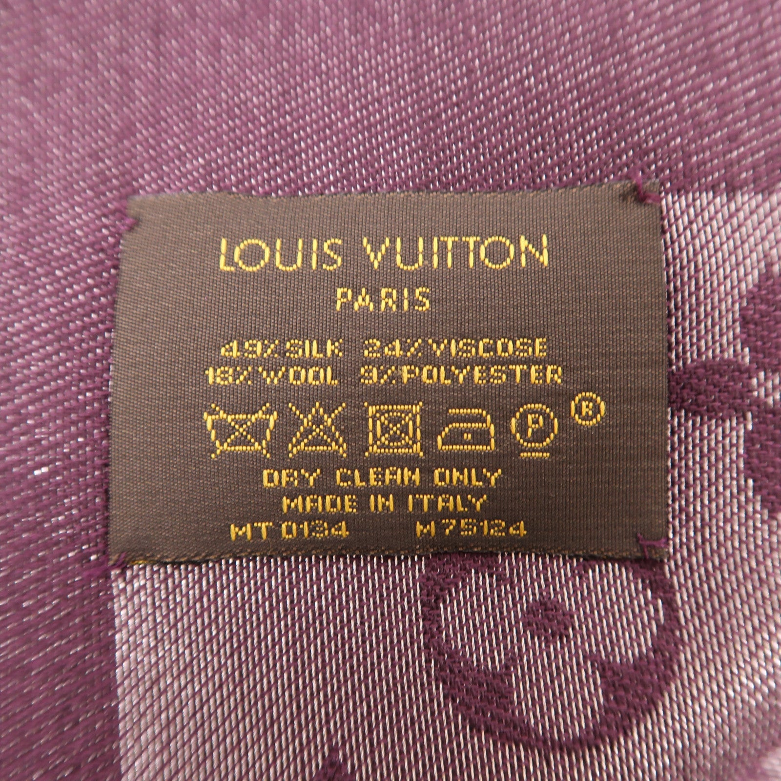 LOUIS VUITTON 絲質Scarf絲巾