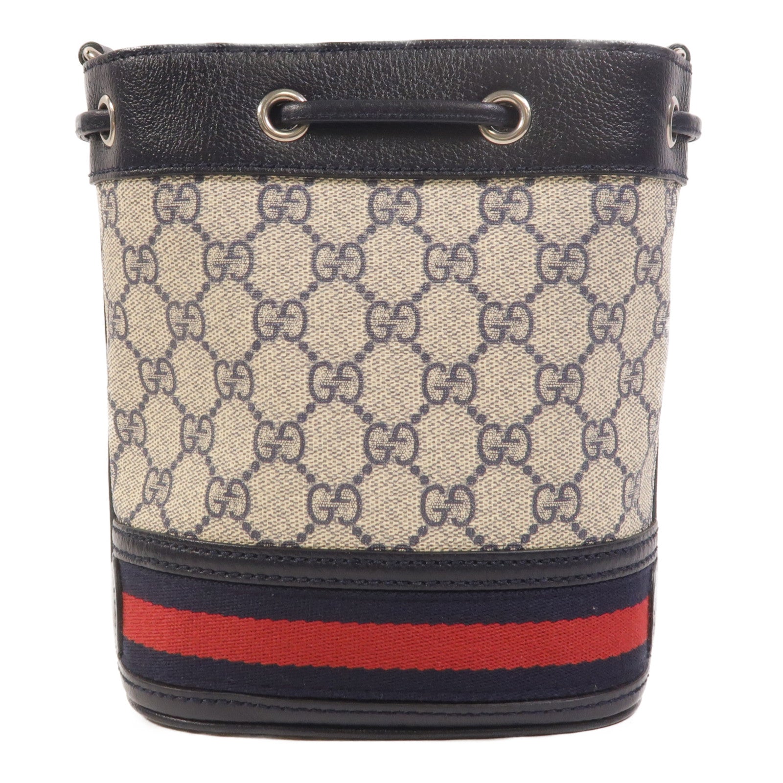 GUCCI 塗層帆布Ophidia GG Mini Bucket肩背袋