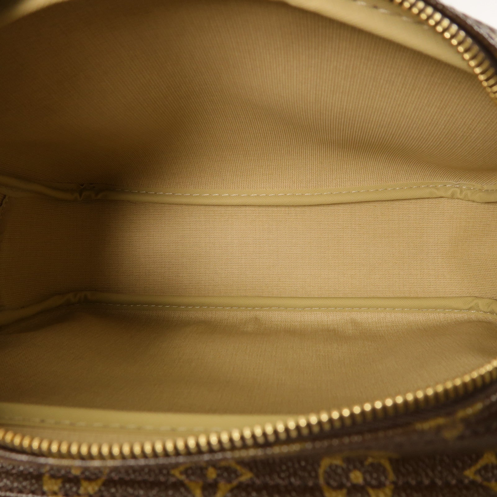 LOUIS VUITTON Monogram Reporter PM金扣肩背袋棕色