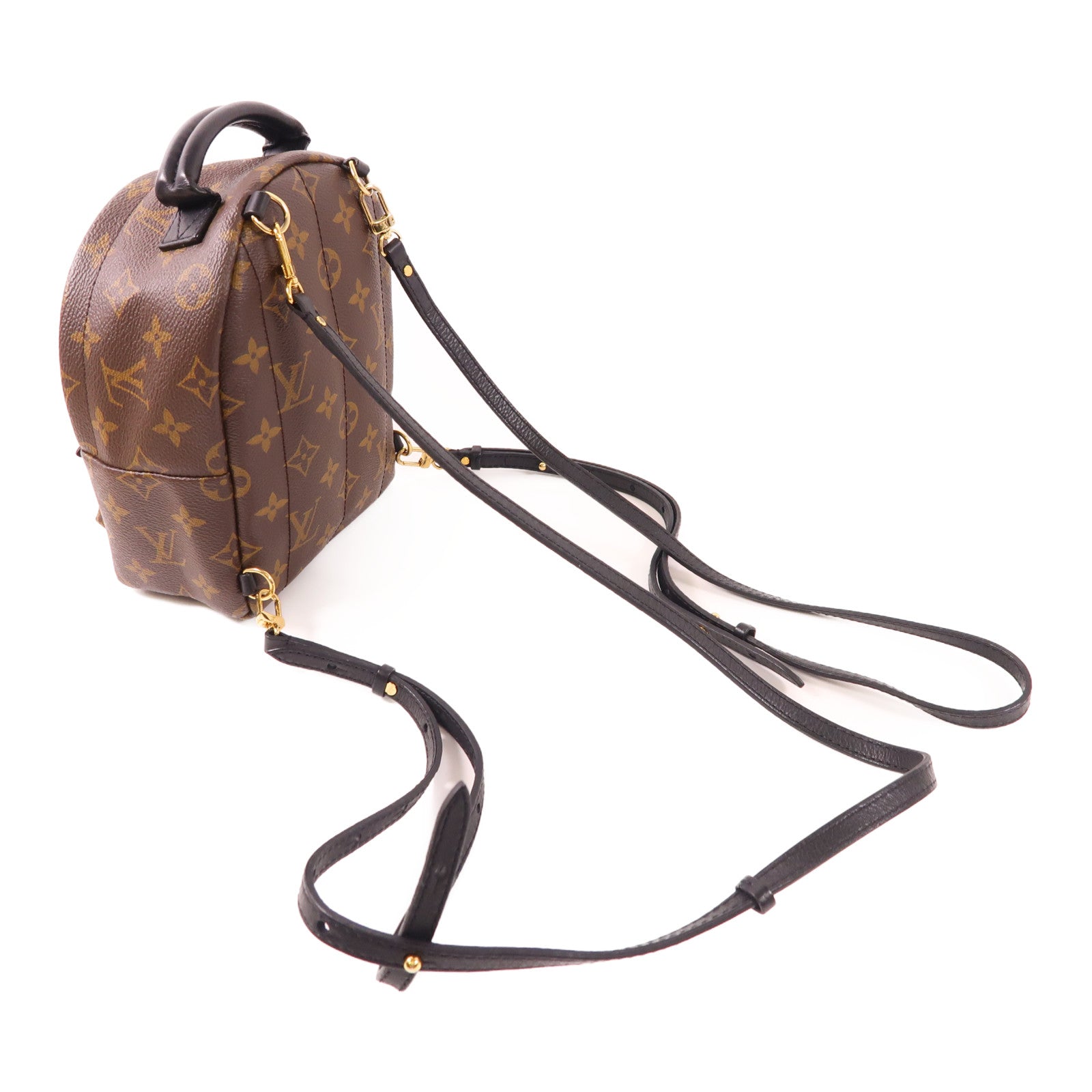LOUIS VUITTON 【激減優惠】Monogram Palm Springs Mini金扣背包