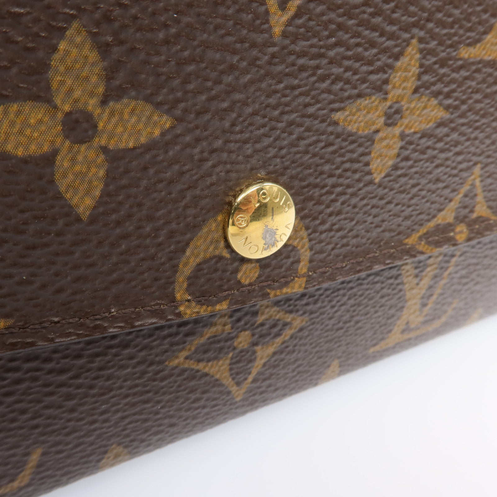 LOUIS VUITTON Monogram Emilie Long Wallet金扣長錢包