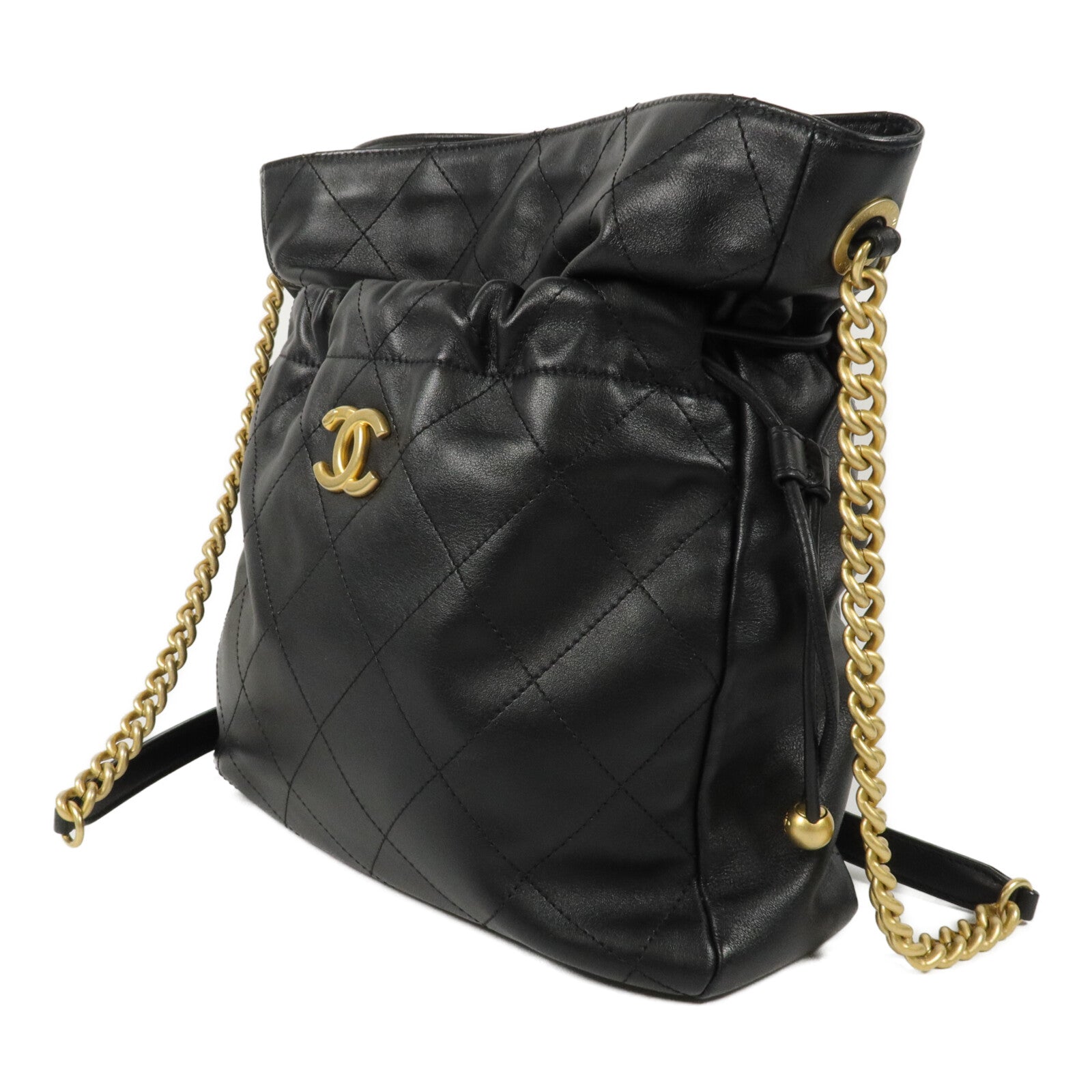 CHANEL 牛皮皮革Shoulder Bag鏈帶肩背袋