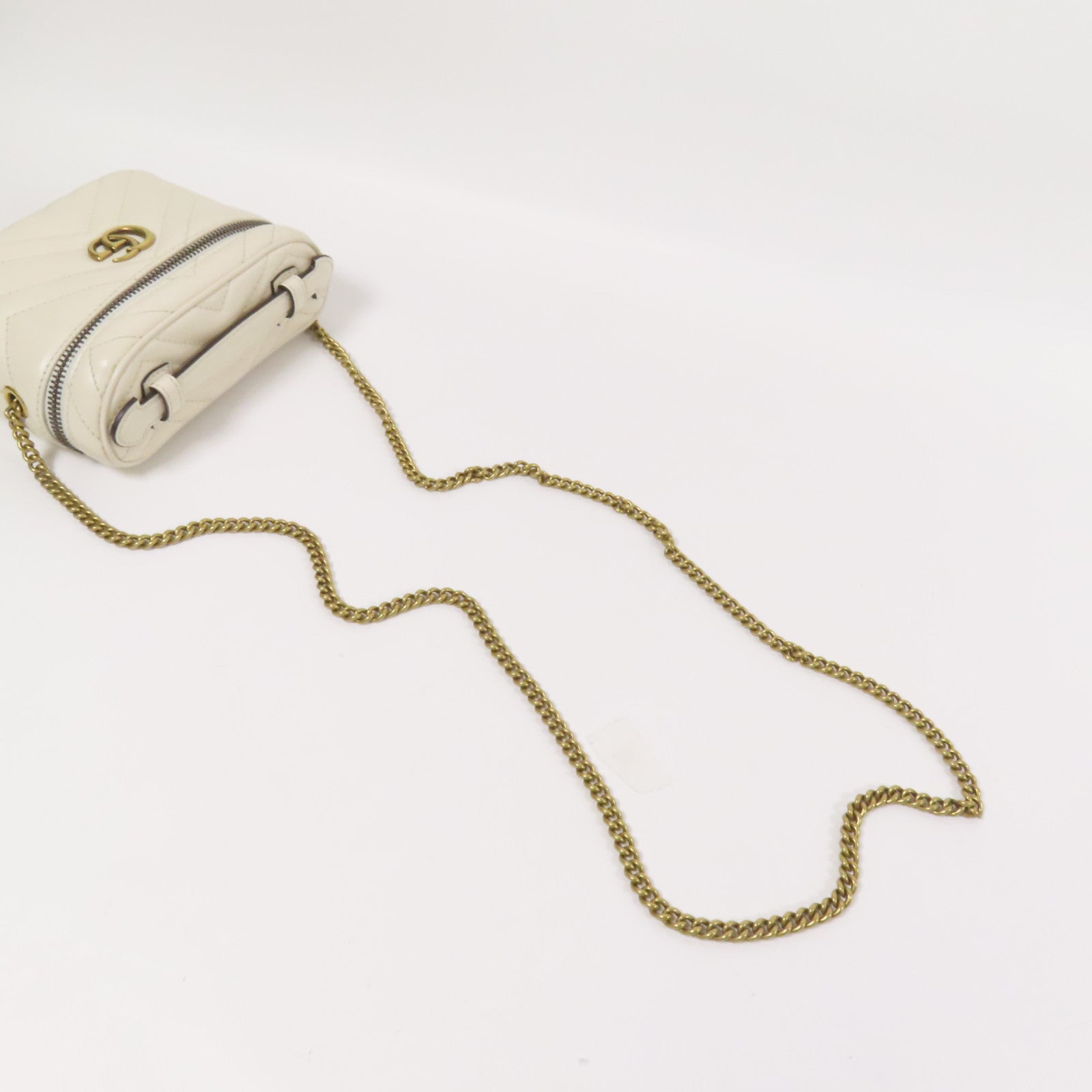 GUCCI 牛皮皮革GG Marmont金扣手挽肩背兩用袋