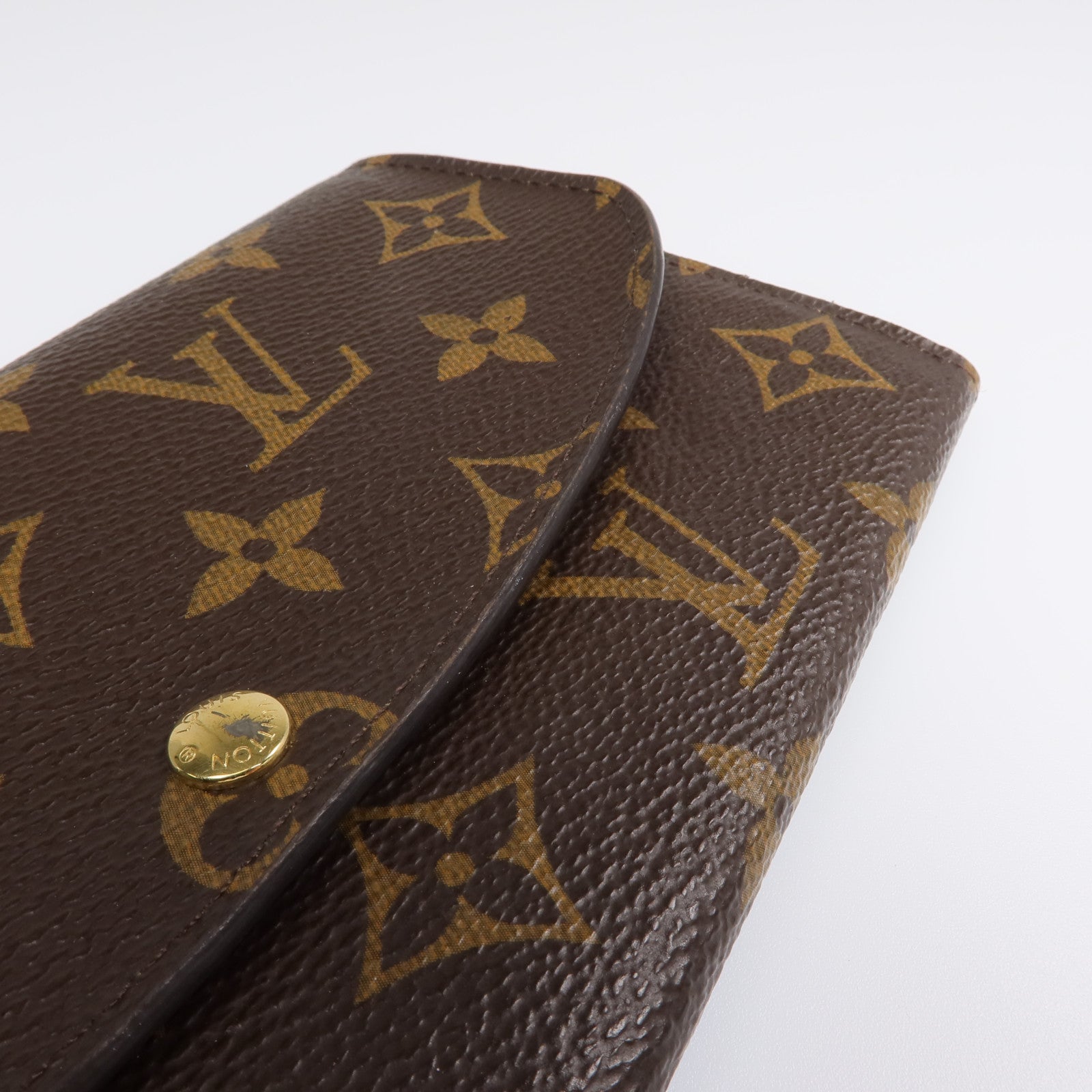LOUIS VUITTON Monogram Emilie Long Wallet金扣長錢包