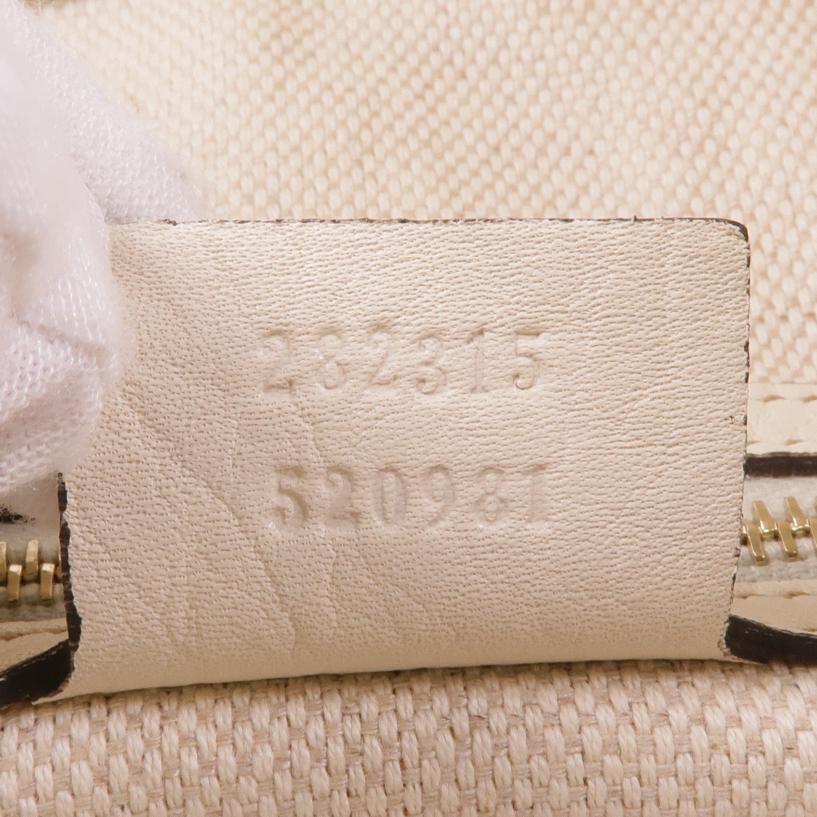 GUCCI 帆布/皮革Diana Bamboo GG Canvas金扣手挽肩背兩用袋