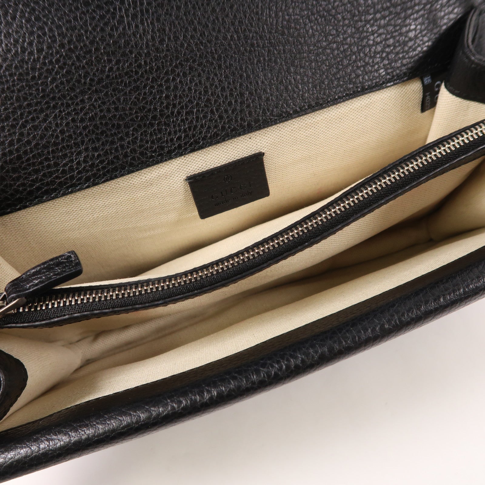 GUCCI 牛皮皮革Dionysus銀扣鏈帶肩背袋