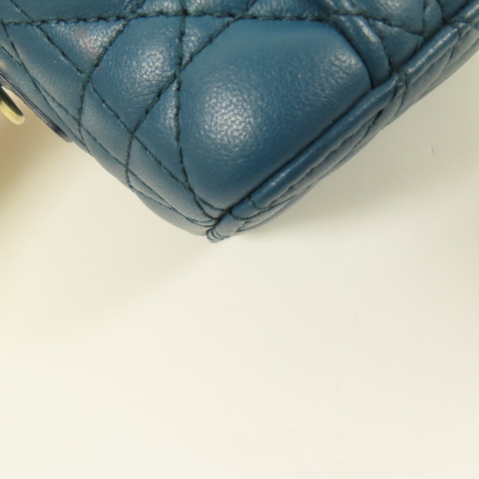 Dior 羊皮皮革Micro Vanity Case金扣手挽肩背兩用袋