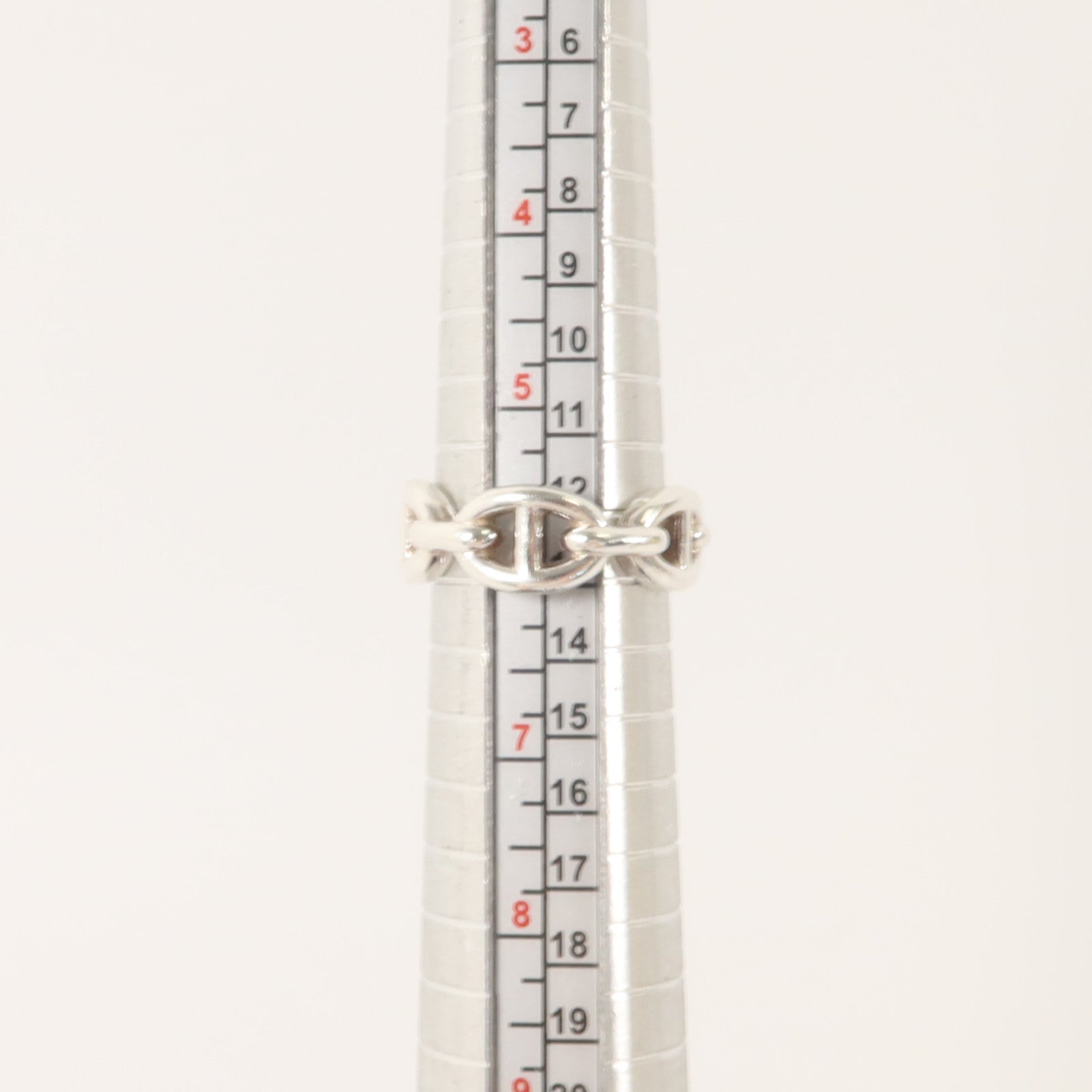 HERMES 925純銀Chaine D'Ancre Ring戒指