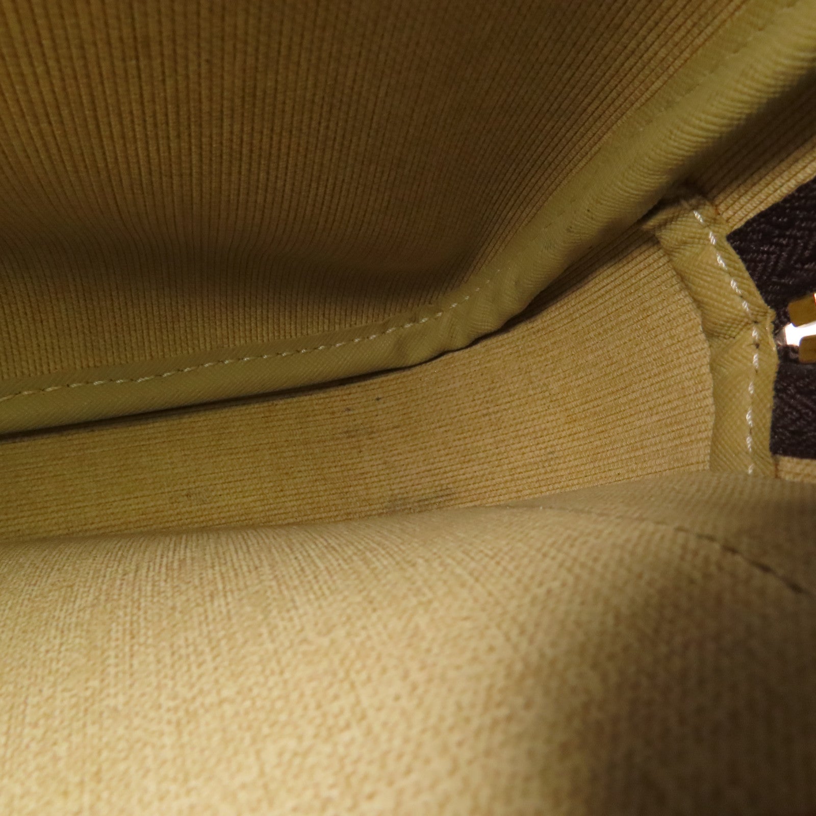 LOUIS VUITTON Monogram Reporter PM金扣肩背袋棕色
