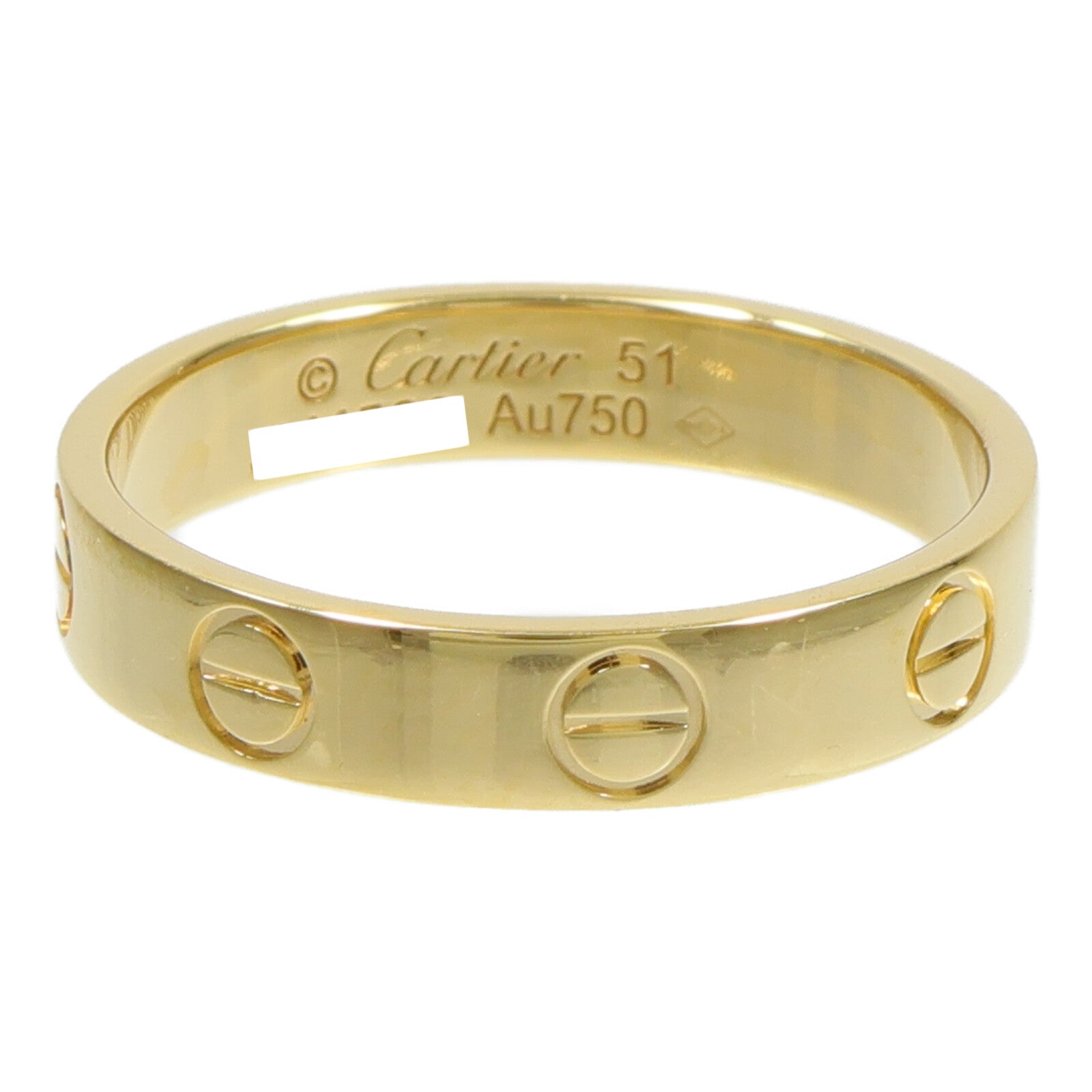 CARTIER 18K黃金Mini Love Ring戒指