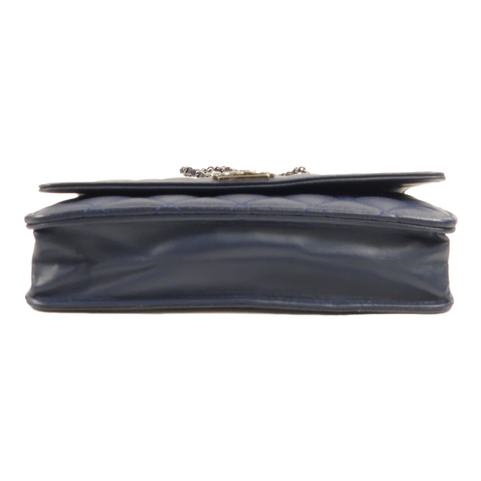 CHANEL 牛皮皮革Boy Wallet On Chain鏈帶肩背袋