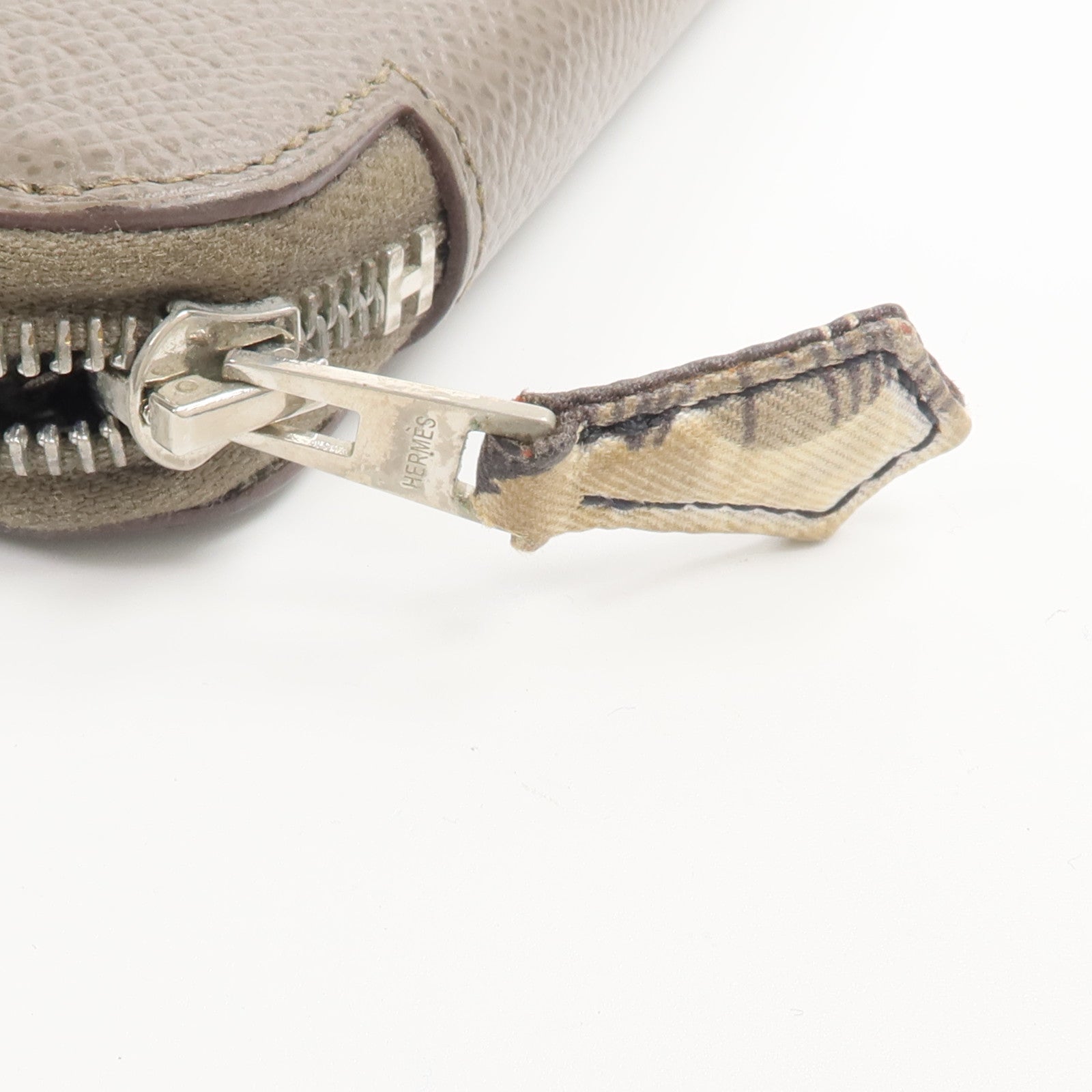 HERMES Epsom皮革Silk In Compact Wallet錢包