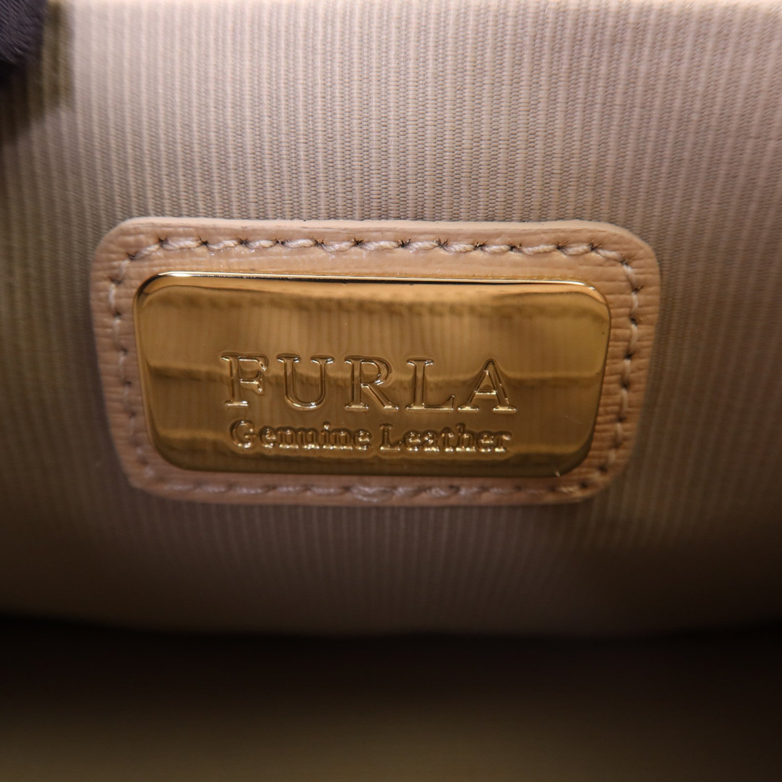 Furla 【激減優惠】皮革Chain Shoulder Bag金扣鏈帶肩背袋