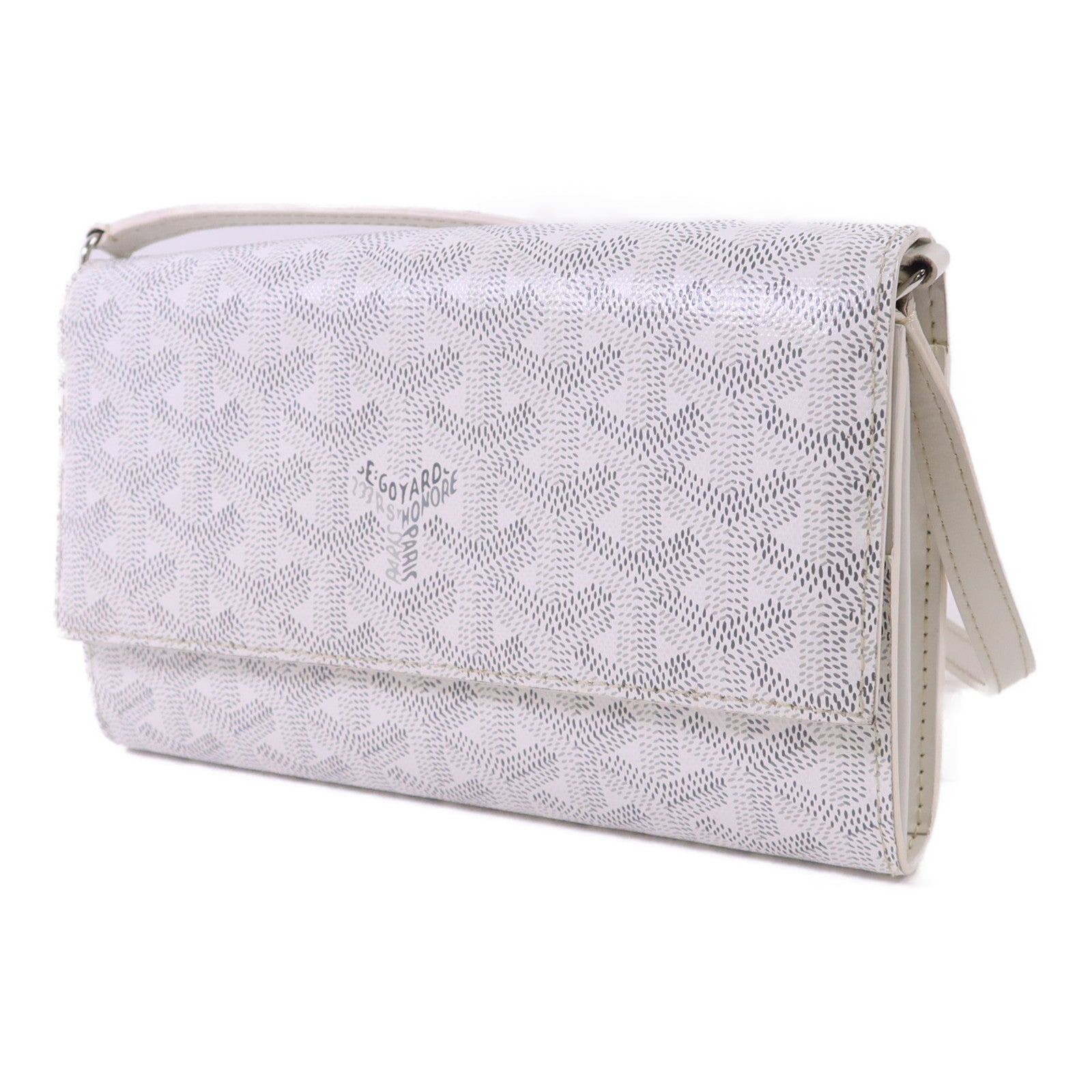 GOYARD 塗層帆布Varenne Continental Wallet銀扣肩背袋