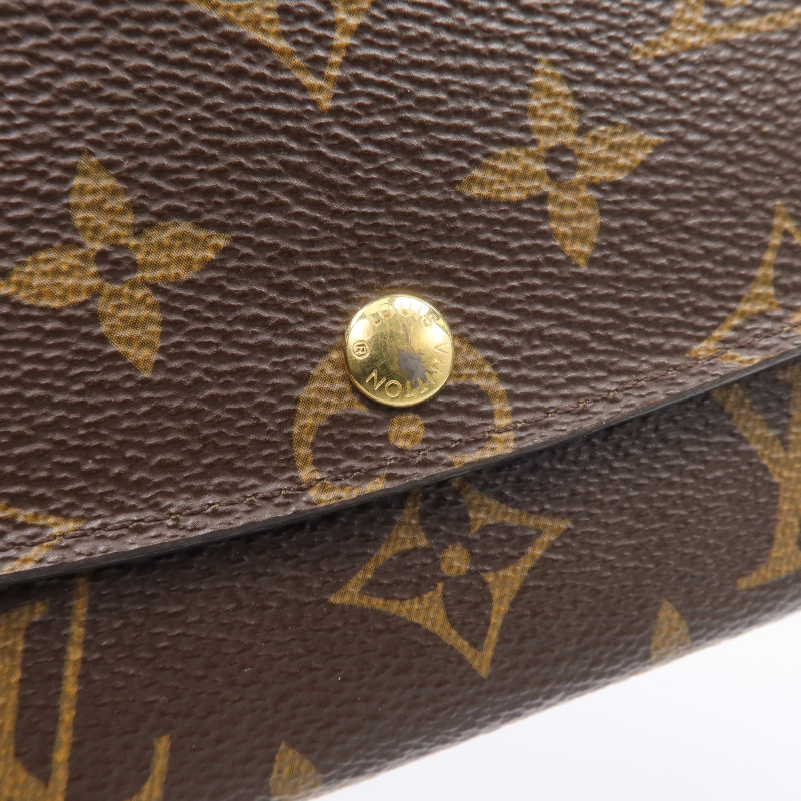 LOUIS VUITTON Monogram Emilie Long Wallet金扣長錢包