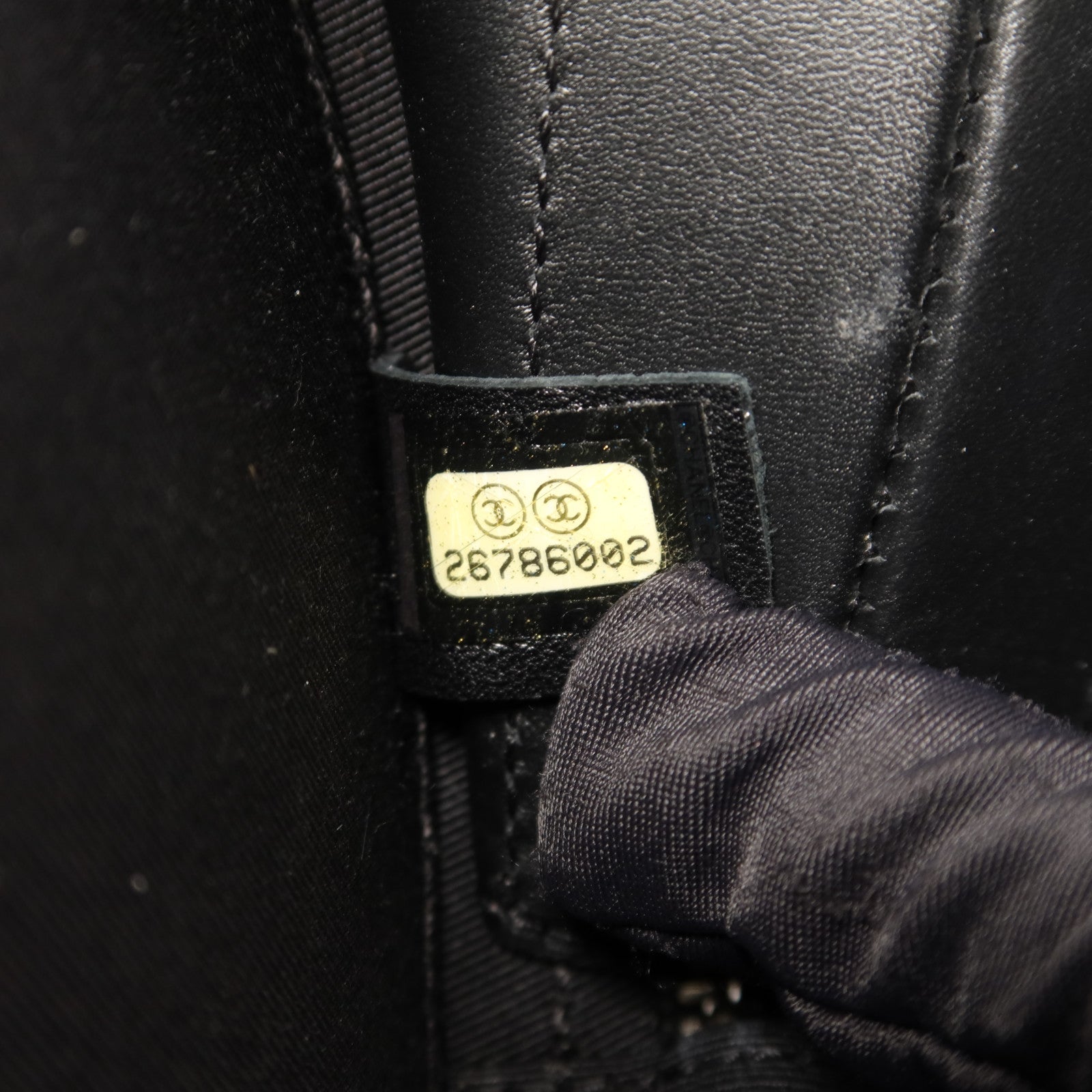 CHANEL 漆皮皮革Chain Shoulder Bag銀扣手挽肩背兩用袋