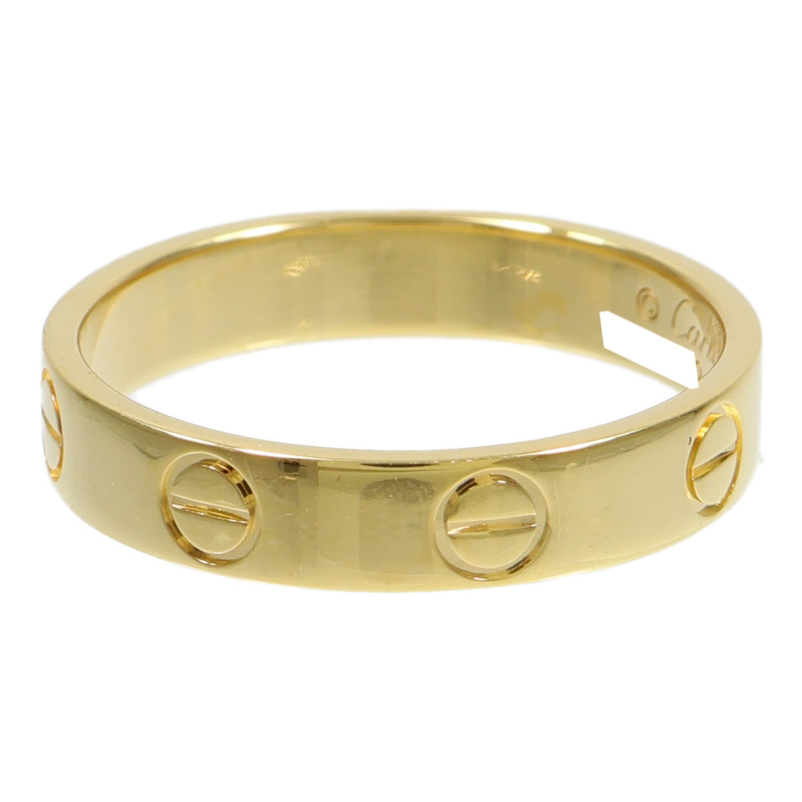 CARTIER 18K黃金Mini Love Ring戒指