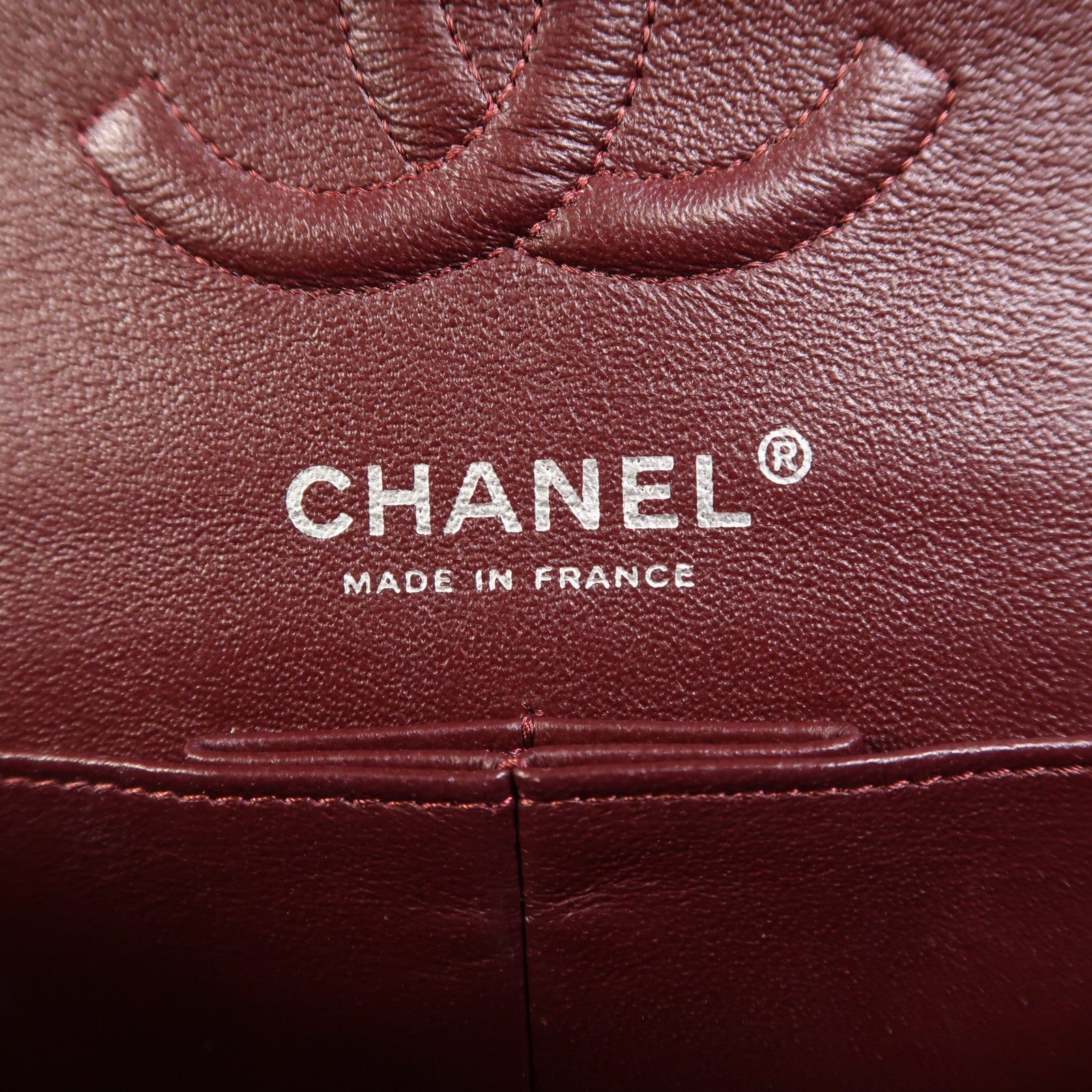 CHANEL 羊皮皮革Classic 23銀扣鏈帶肩背袋