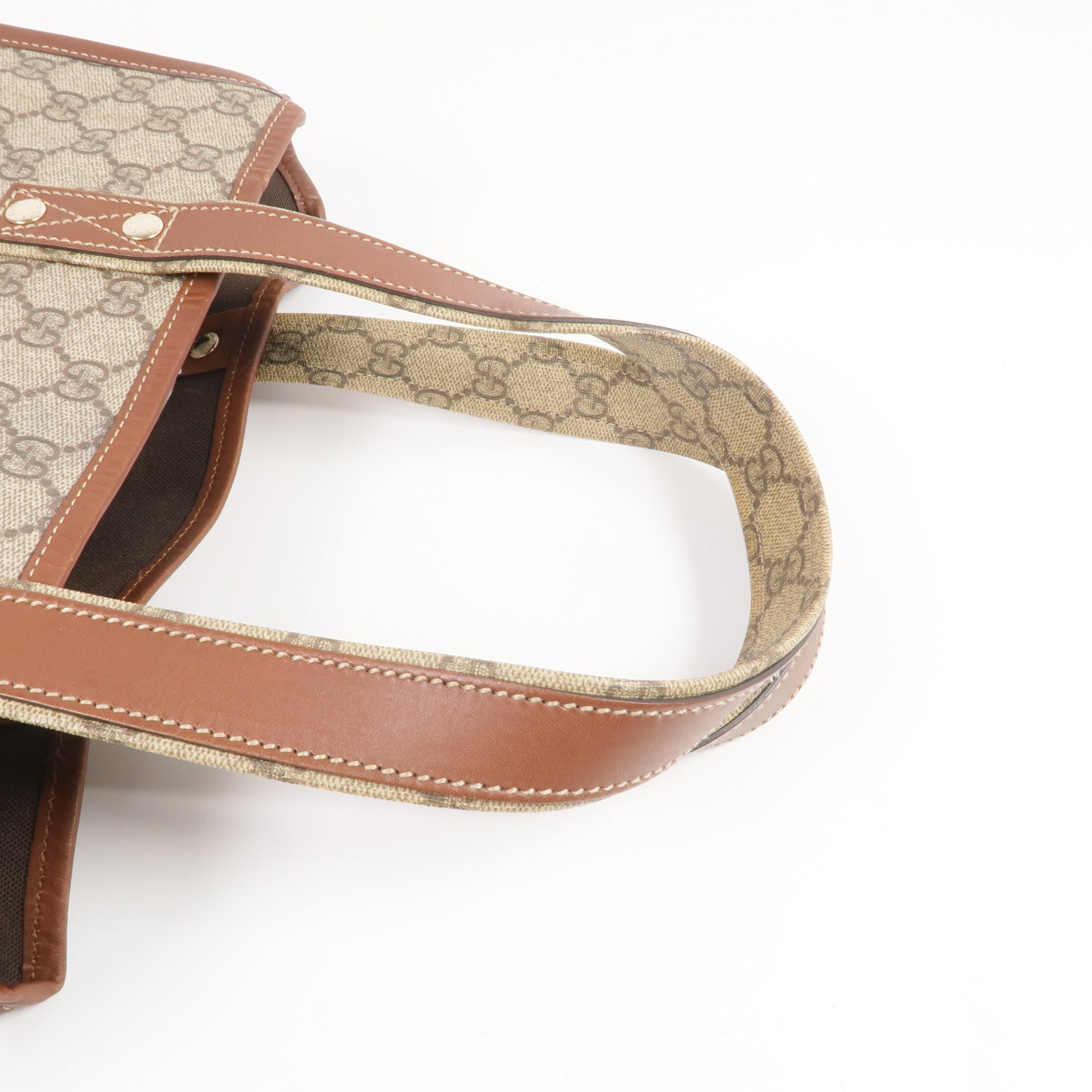 GUCCI 塗層帆布Tote Bag金扣手挽袋