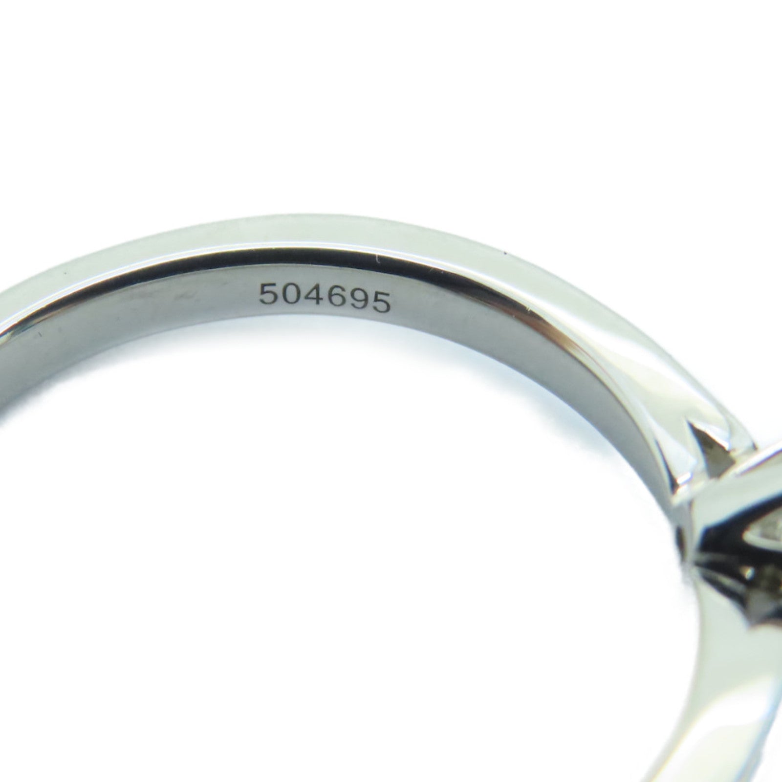 JEWELRY 【激減優惠】PT950鉑金Ring 0.22ct/0.10ct鑽石戒指US#5.5