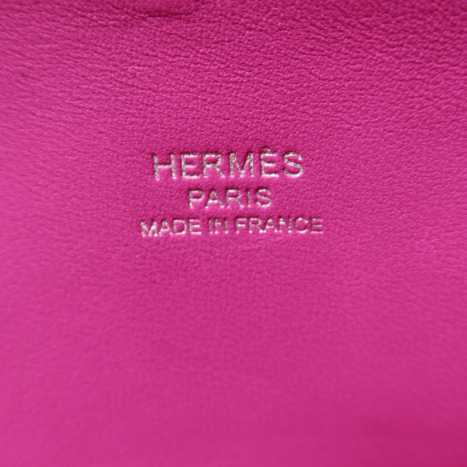 HERMES Chevre皮革Mini Bolide 1923銀扣手挽肩背兩用袋Magnolia