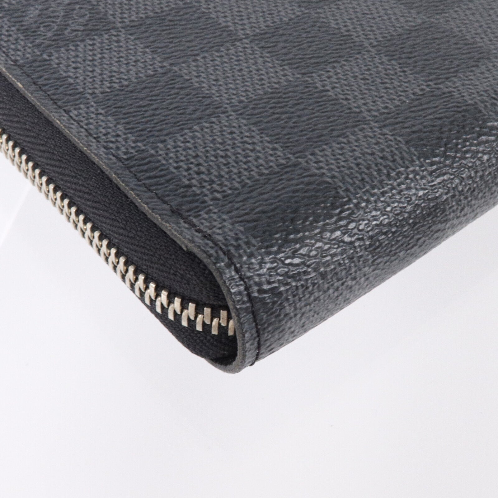 LOUIS VUITTON Damier Graphite Zippy Wallet Horizontal銀扣長錢包