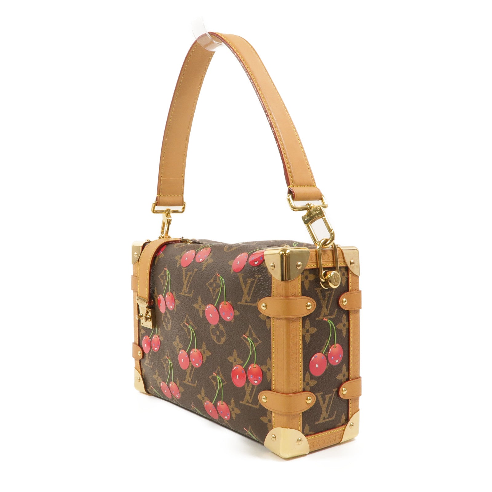 LOUIS VUITTON Monogram LVxTM Cherry Side Trunk手挽肩背兩用袋