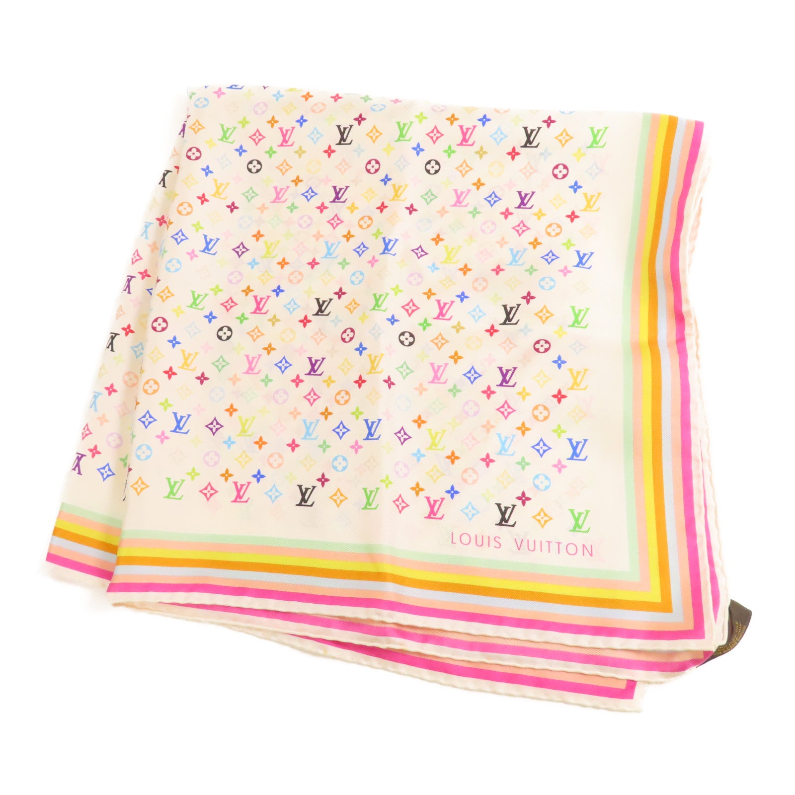 LOUIS VUITTON 棉質Scarf 70x 70cm絲巾