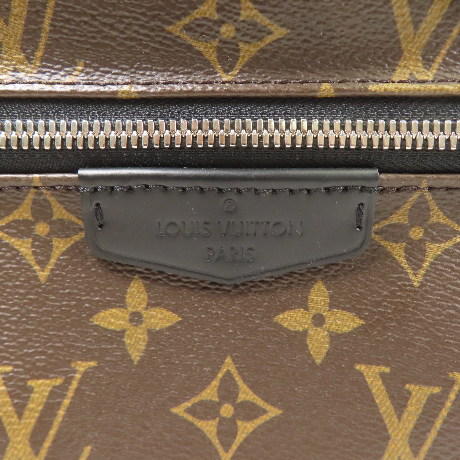 LOUIS VUITTON Monogram Macassar Josh Backpack銀扣背包