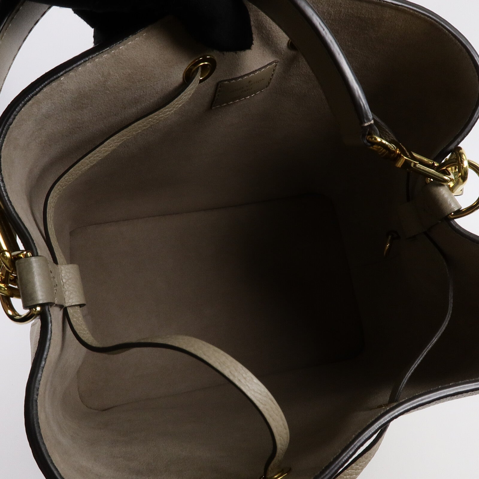 LOUIS VUITTON Monogram Empreinte Neo Noe MM金扣手挽肩背兩用袋