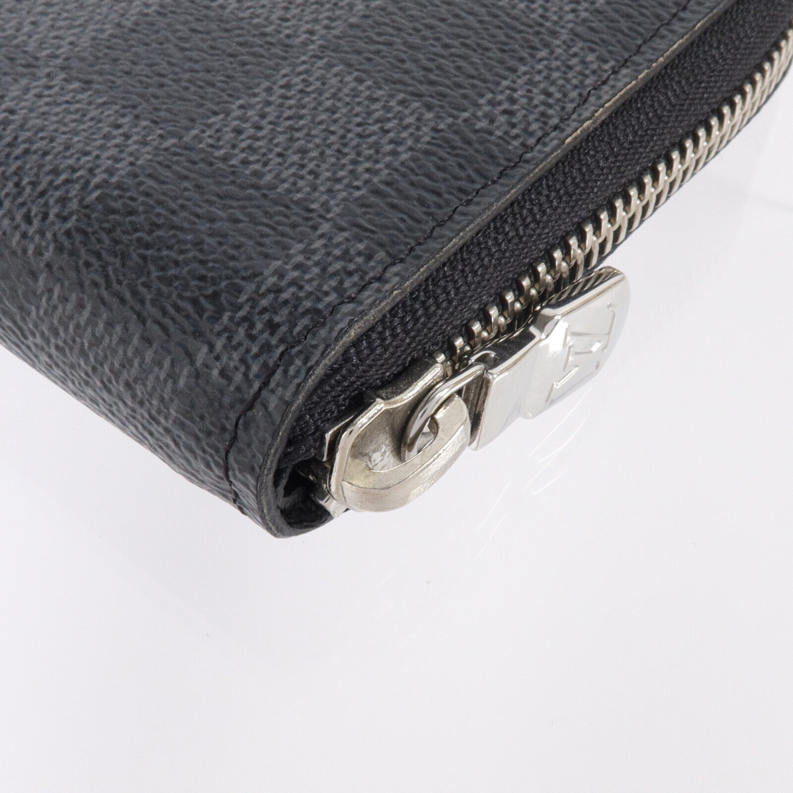LOUIS VUITTON Damier Graphite Zippy Wallet Horizontal銀扣長錢包