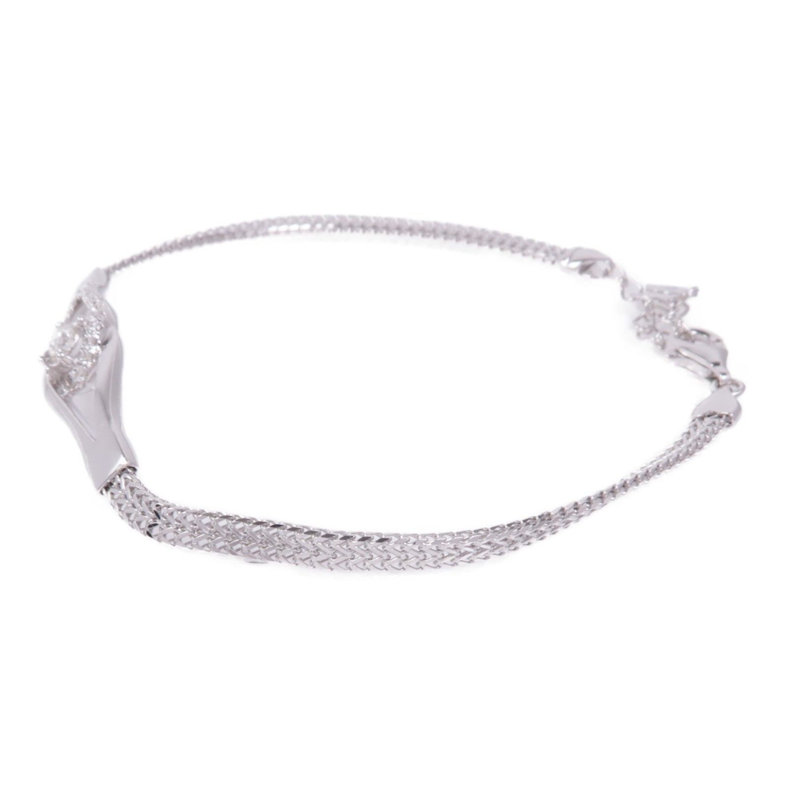 JEWELRY 18K白金Diamond Bracelet鑽石手鏈