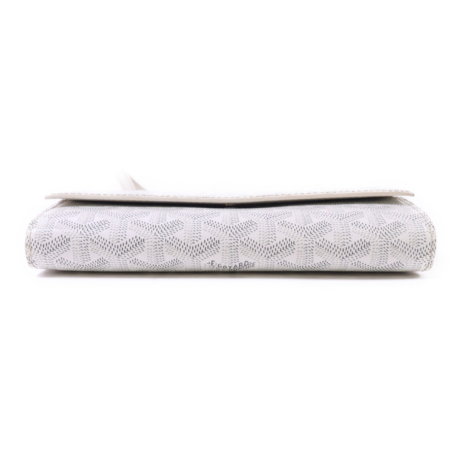 GOYARD 塗層帆布Varenne Continental Wallet銀扣肩背袋