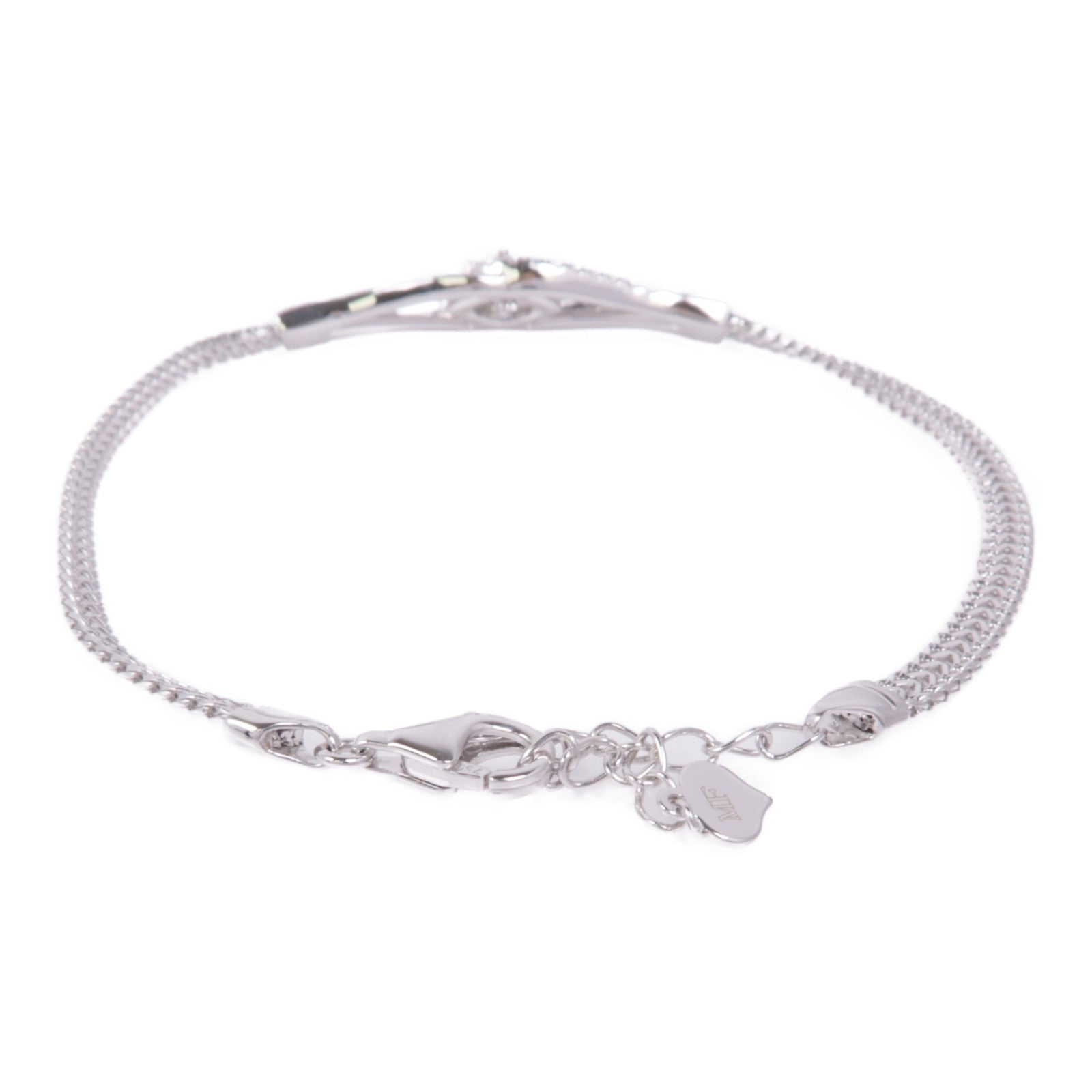 JEWELRY 18K白金Diamond Bracelet鑽石手鏈