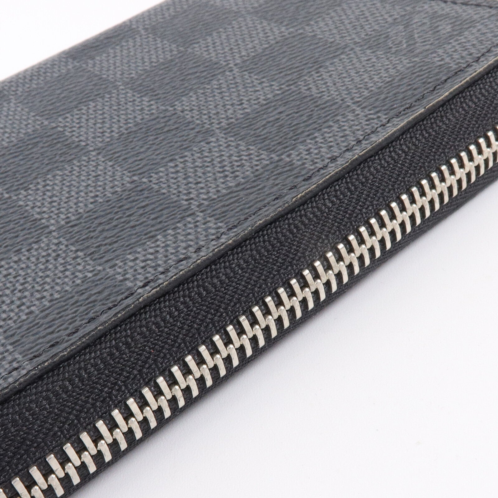 LOUIS VUITTON Damier Graphite Zippy Wallet Horizontal銀扣長錢包