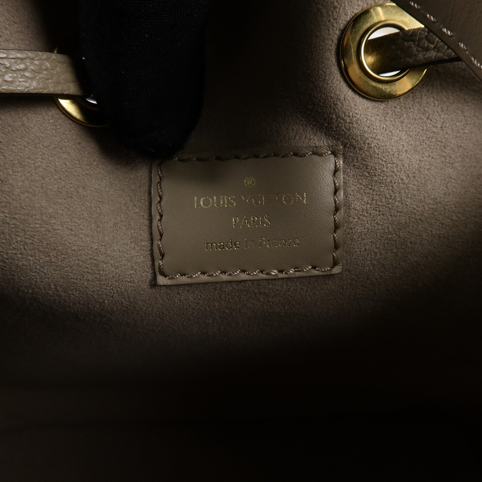 LOUIS VUITTON Monogram Empreinte Neo Noe MM金扣手挽肩背兩用袋