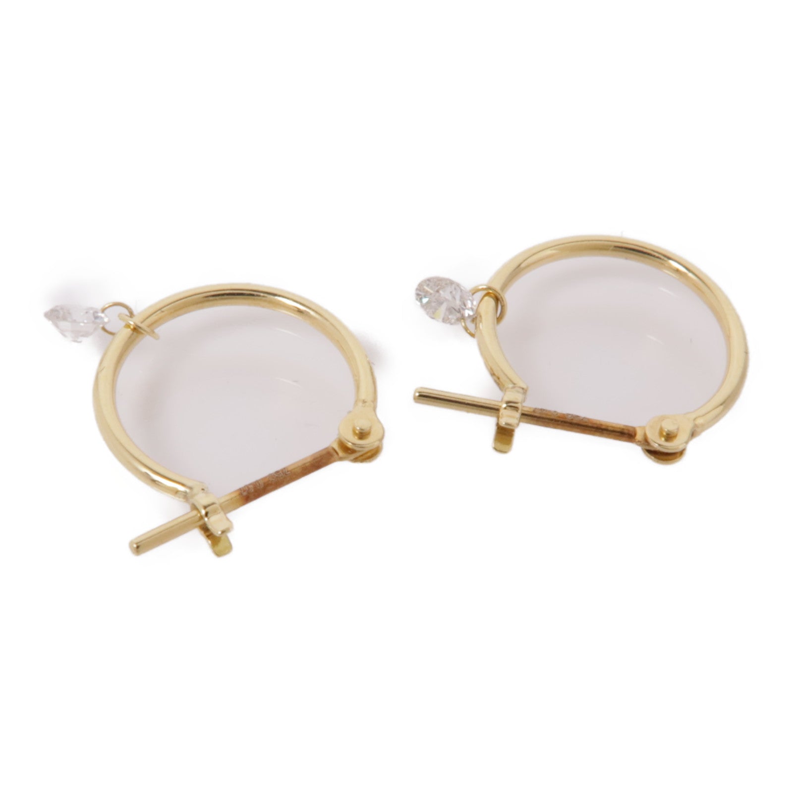 JEWELRY 18K黃金Diamond Earrings鑽石耳環