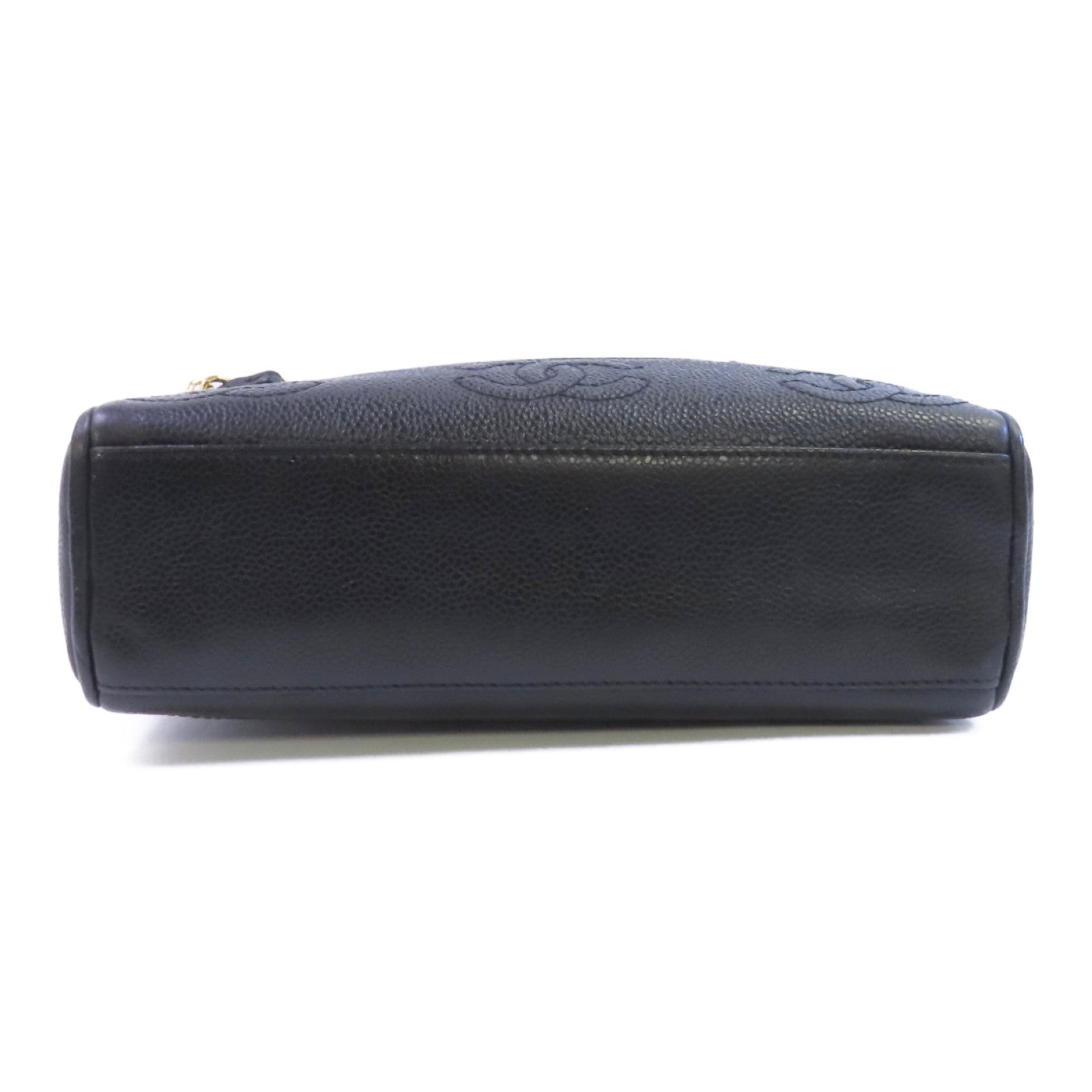 CHANEL 牛皮皮革Vintage Bag金扣鏈帶肩背袋