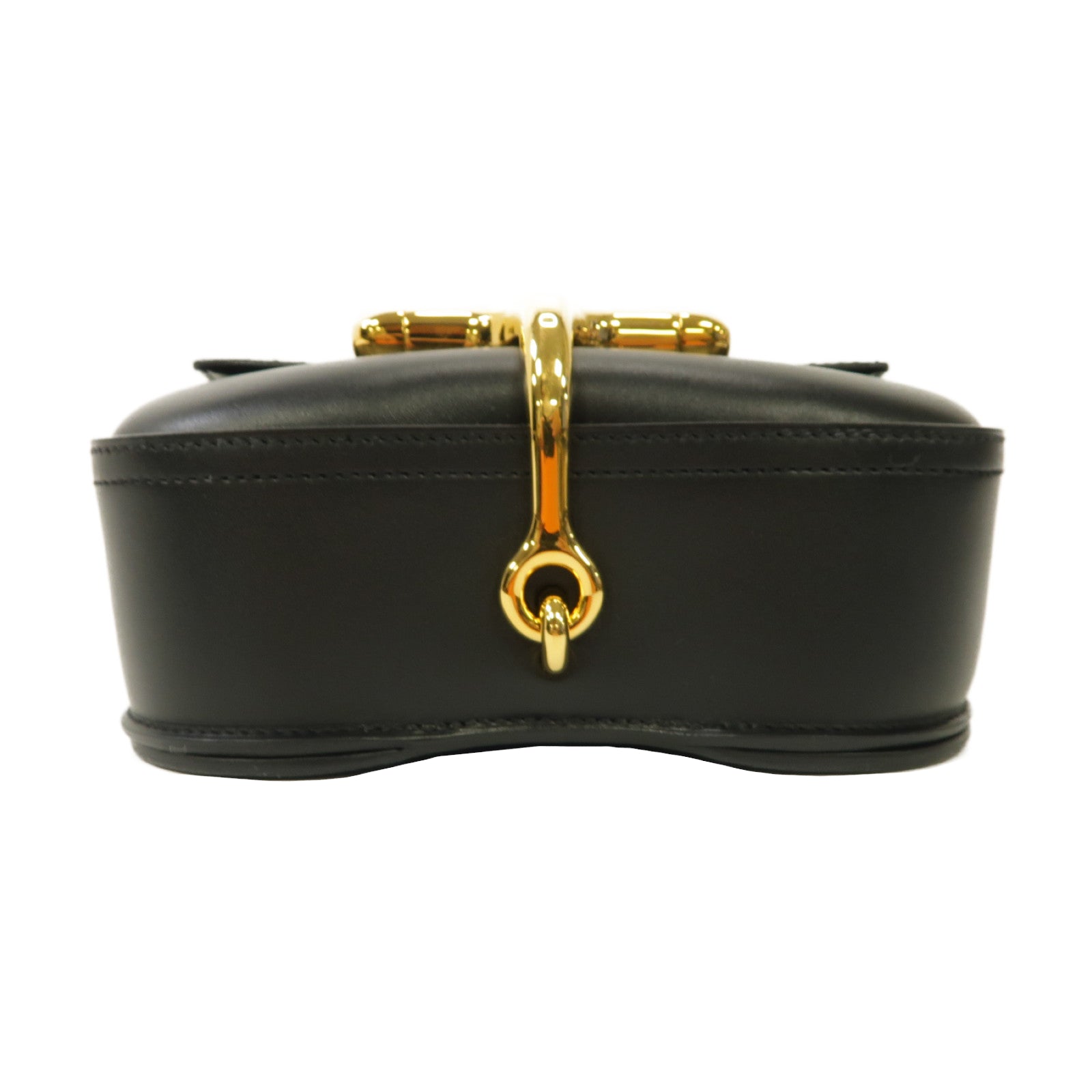 HERMES 【激減優惠】Tadelakt皮革Della Cavalleria Bag金扣肩背袋黑色