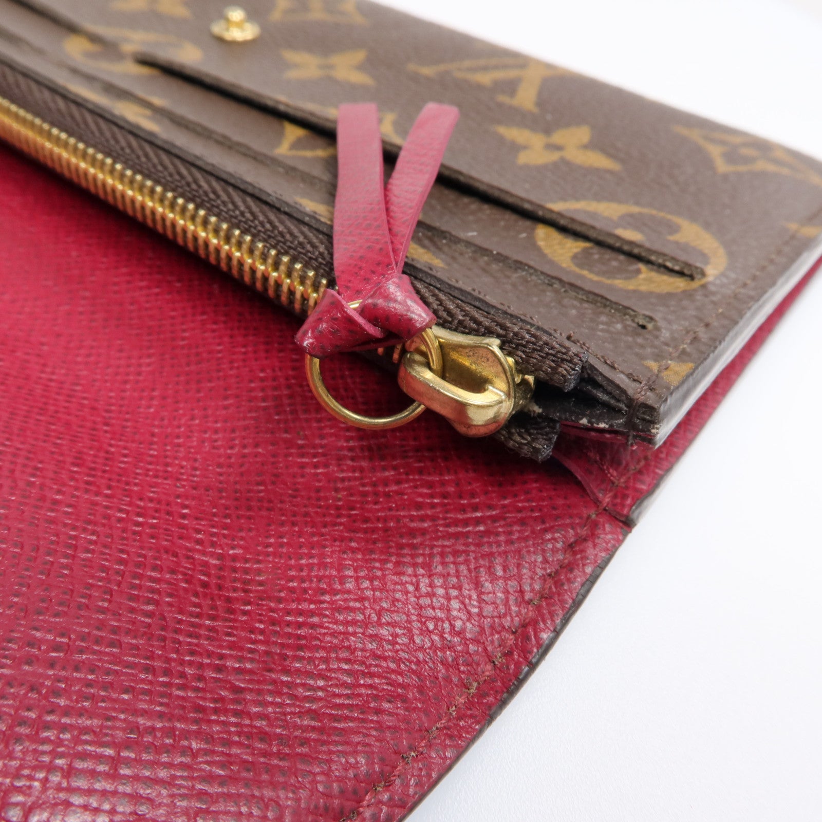 LOUIS VUITTON Monogram Emilie Long Wallet金扣長錢包