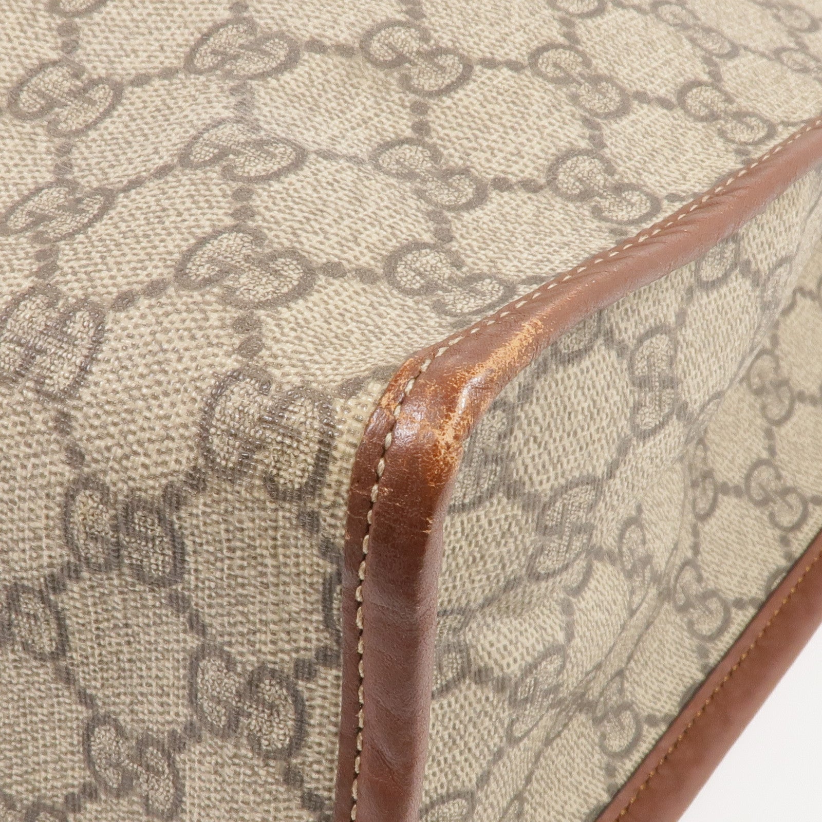 GUCCI 塗層帆布Tote Bag金扣手挽袋